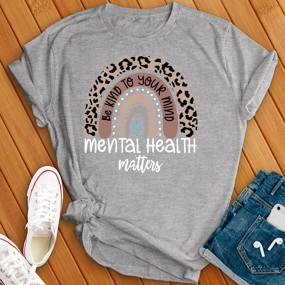 Mental Health Matters Rainbow Tee