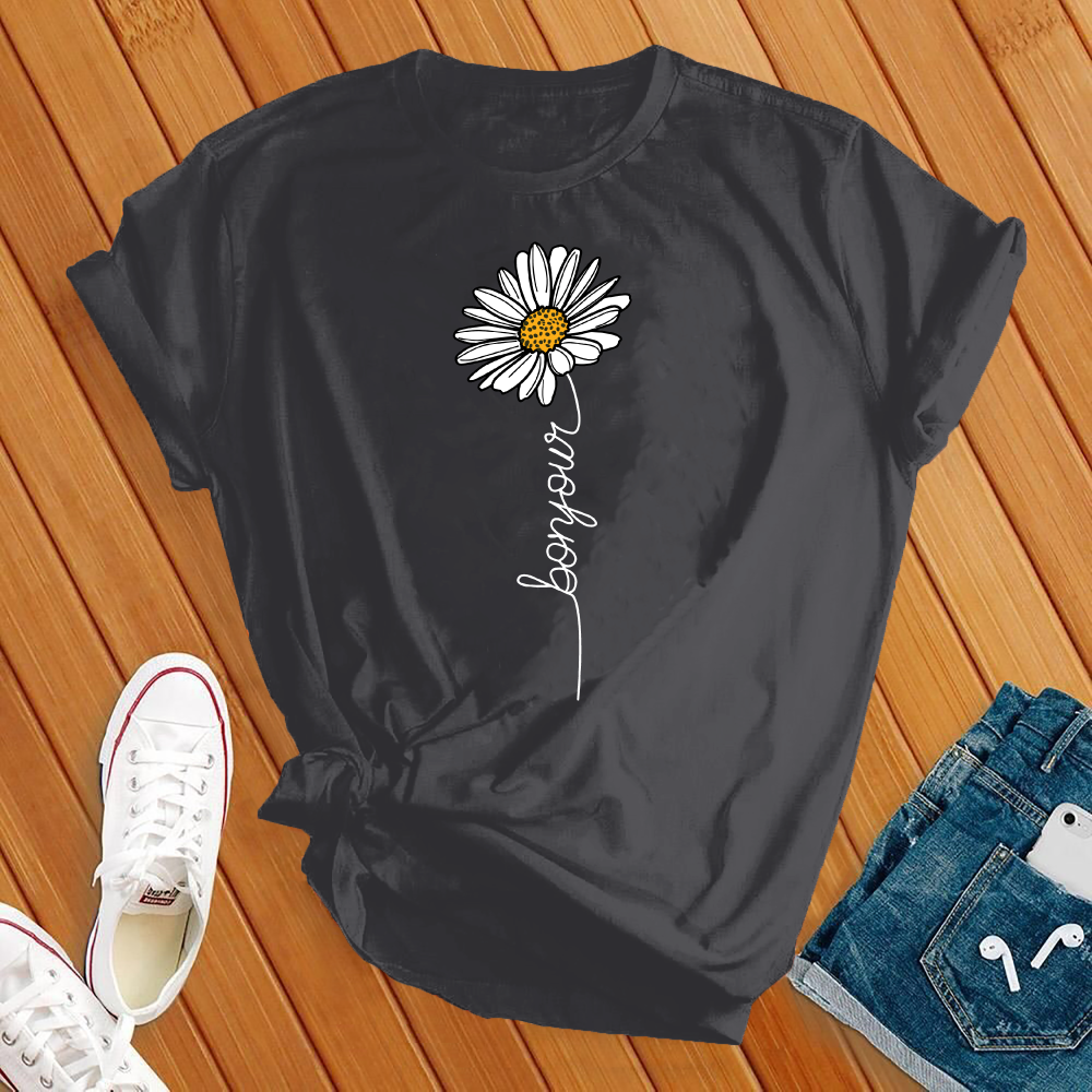 Bonjour Flower Tee