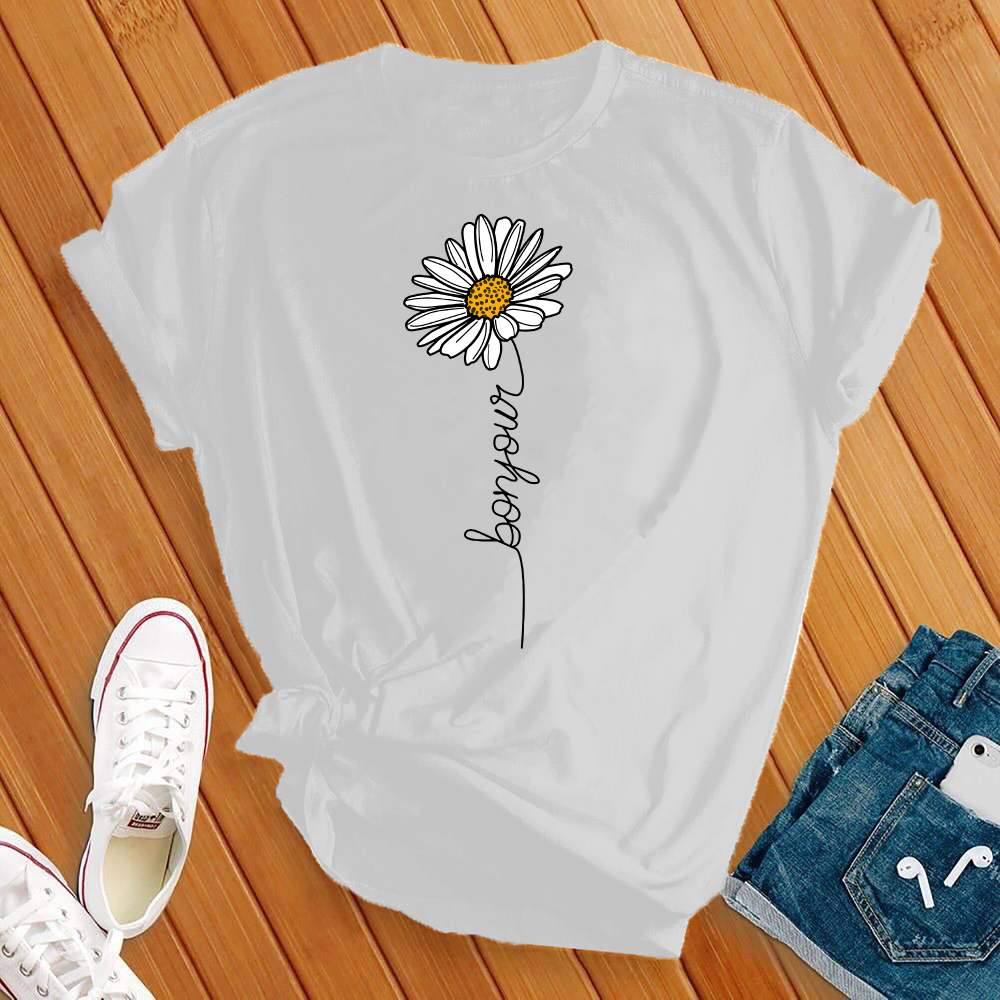 Bonjour Flower Tee