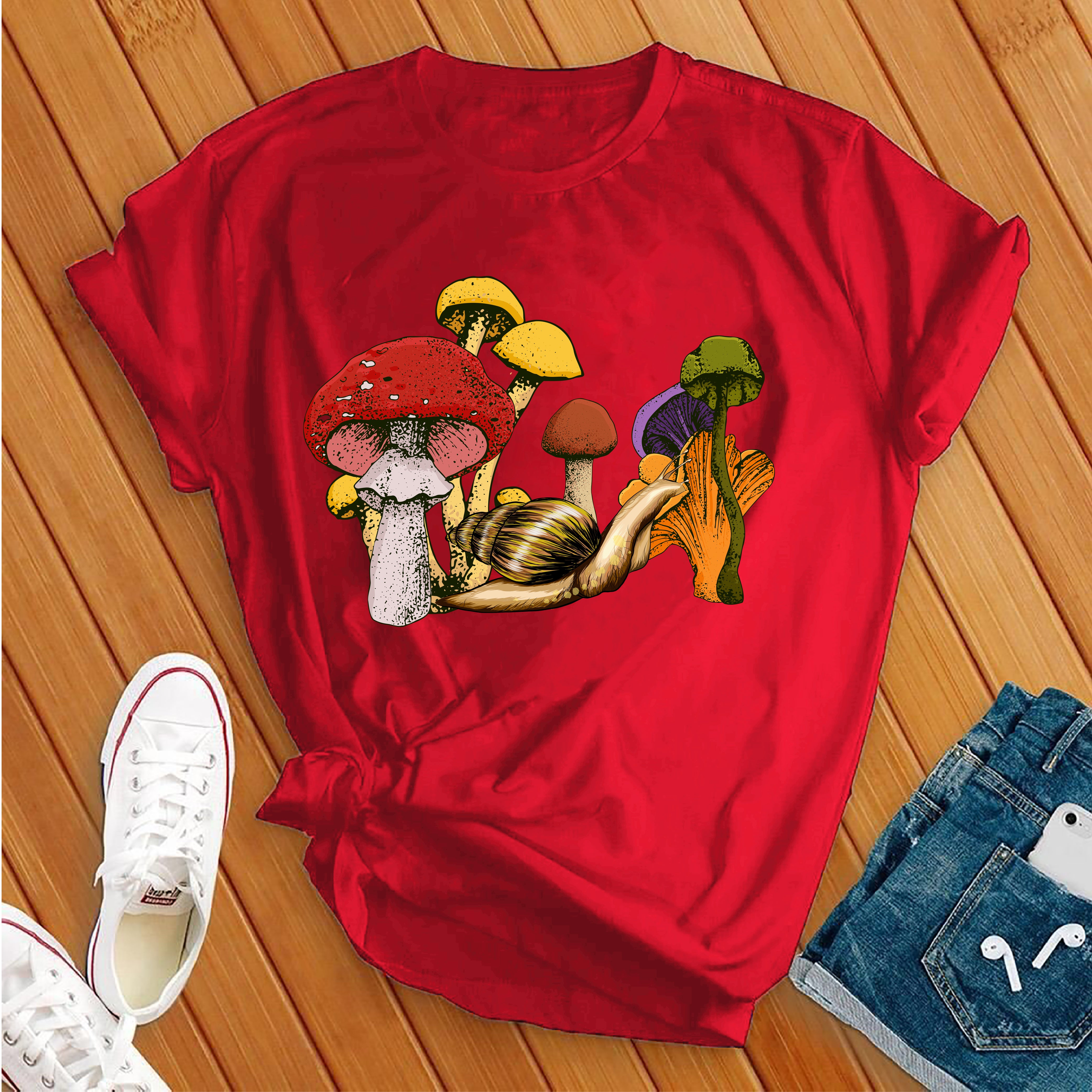 Mushroom Snail Tee