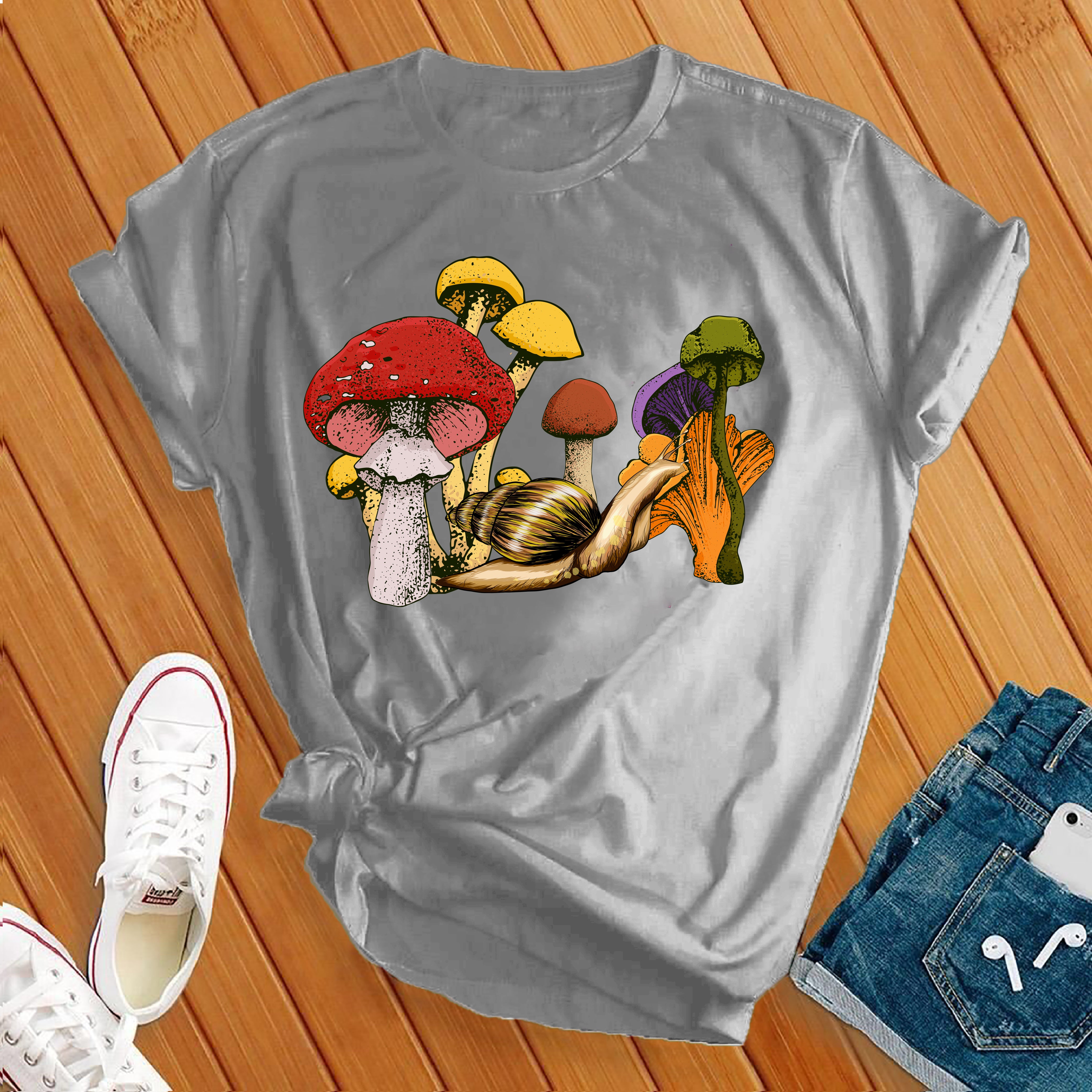 Mushroom Snail Tee