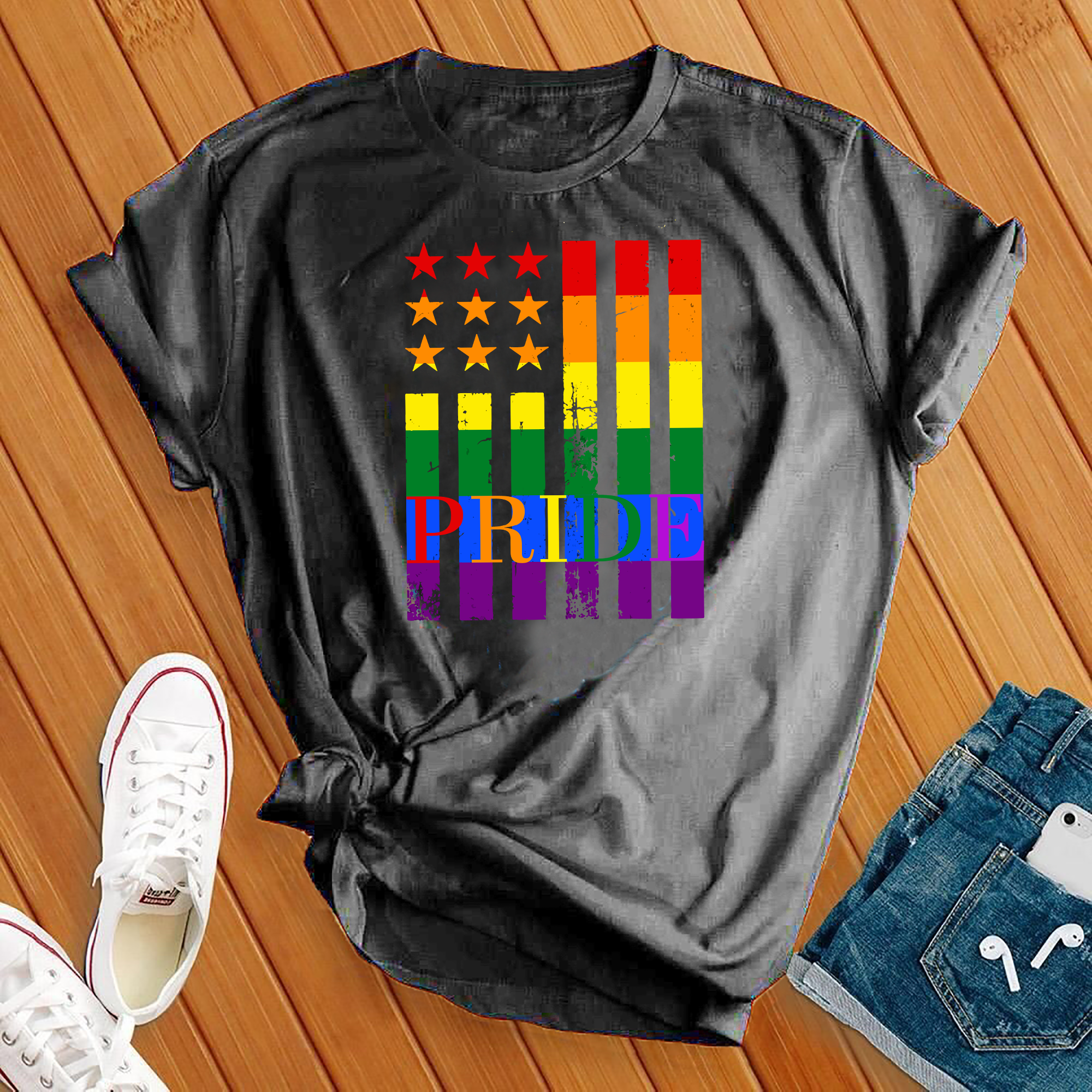 Pride Flag Tee