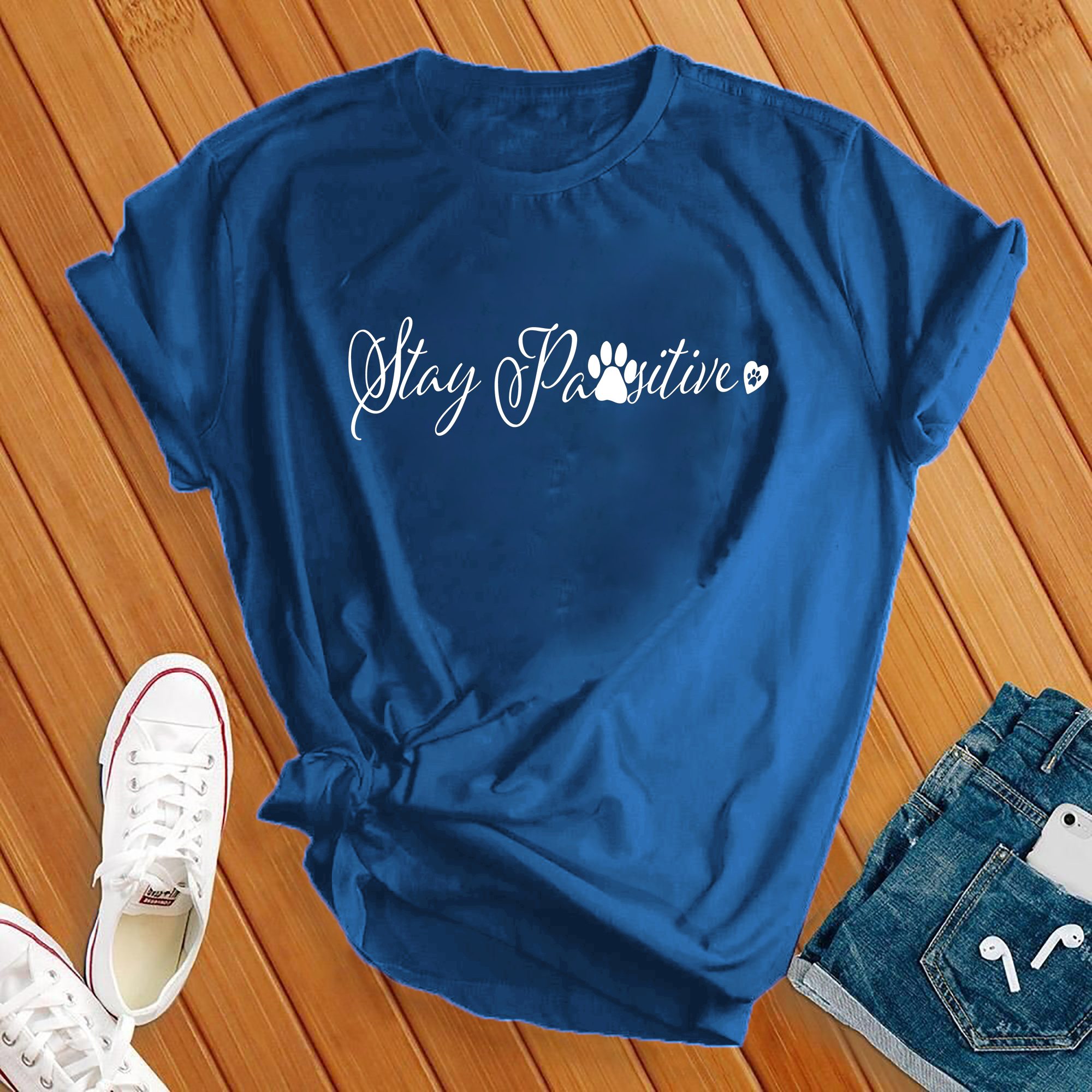 Stay Pawsitive Tee