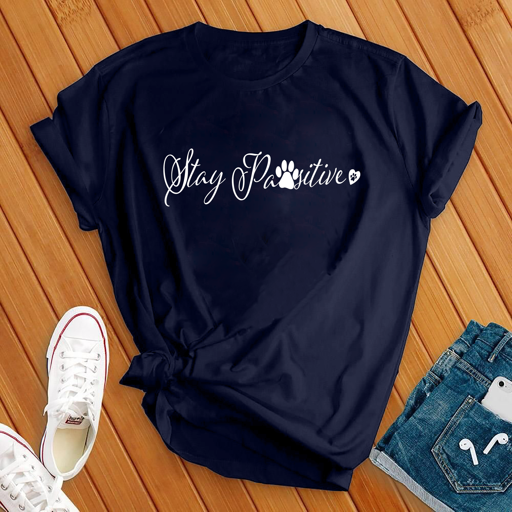 Stay Pawsitive Tee