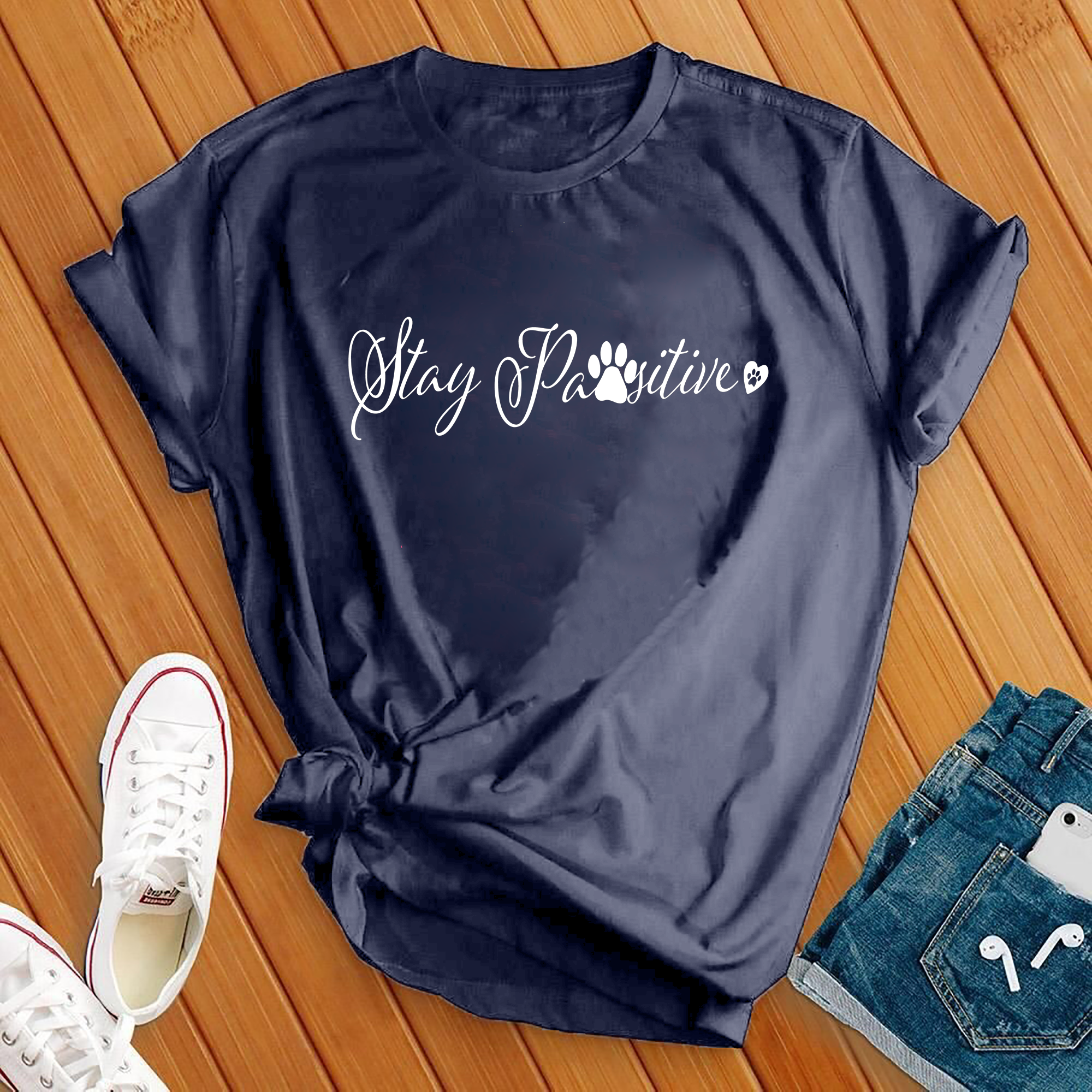 Stay Pawsitive Tee