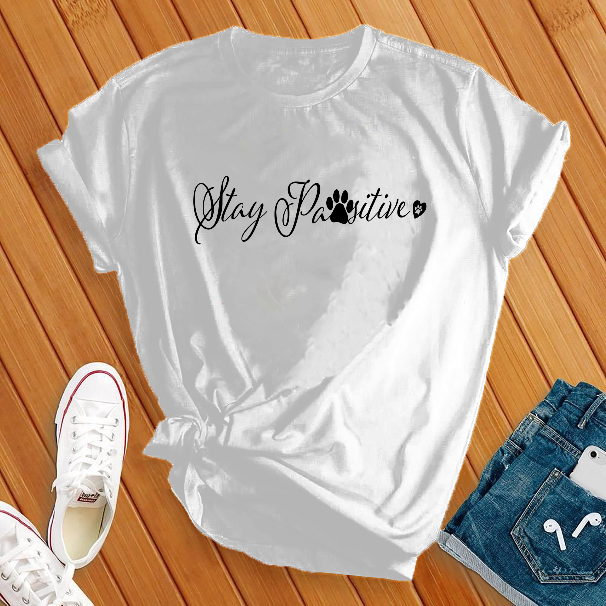 Stay Pawsitive Tee