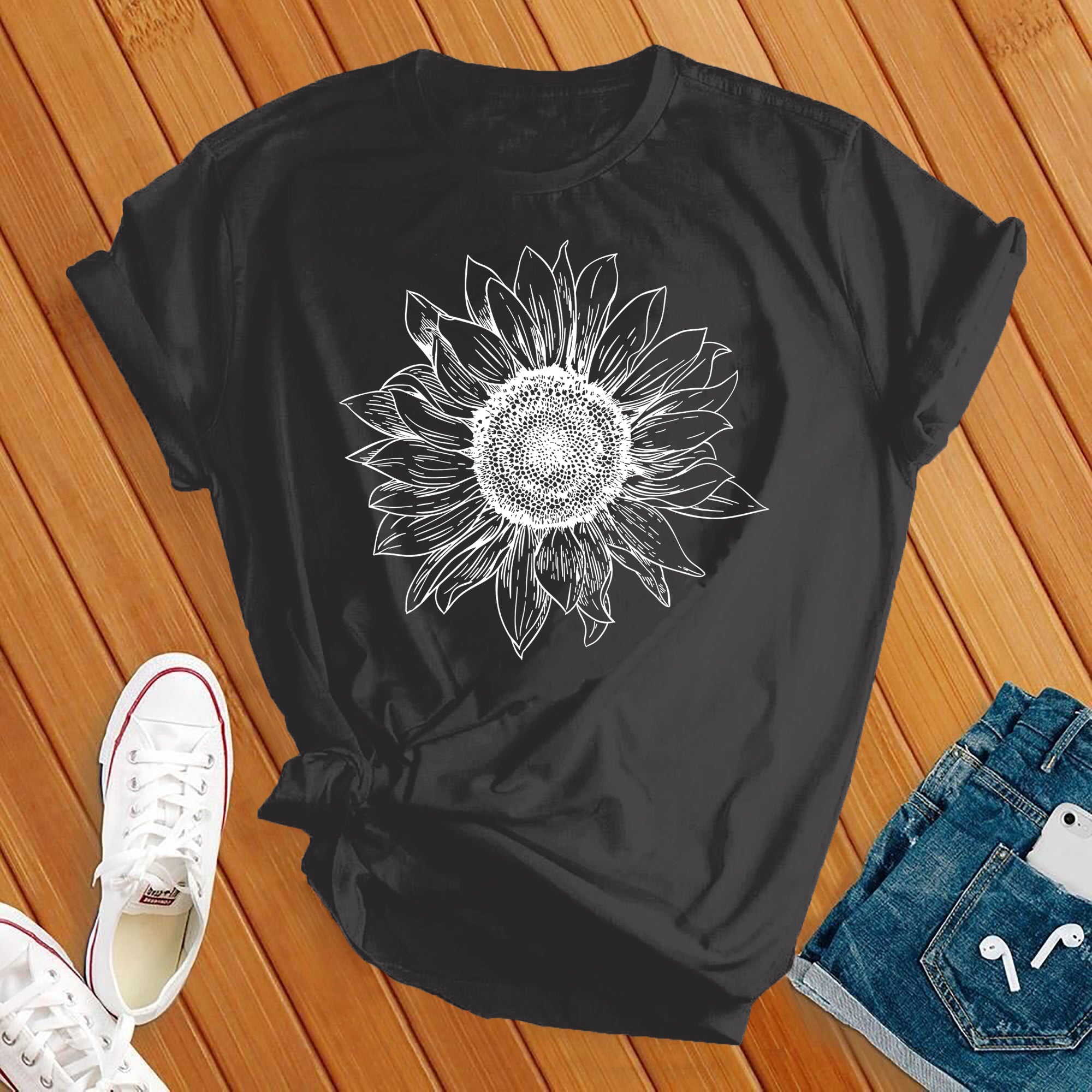 Basic Sunflower Sunshine Tee - Love Tees