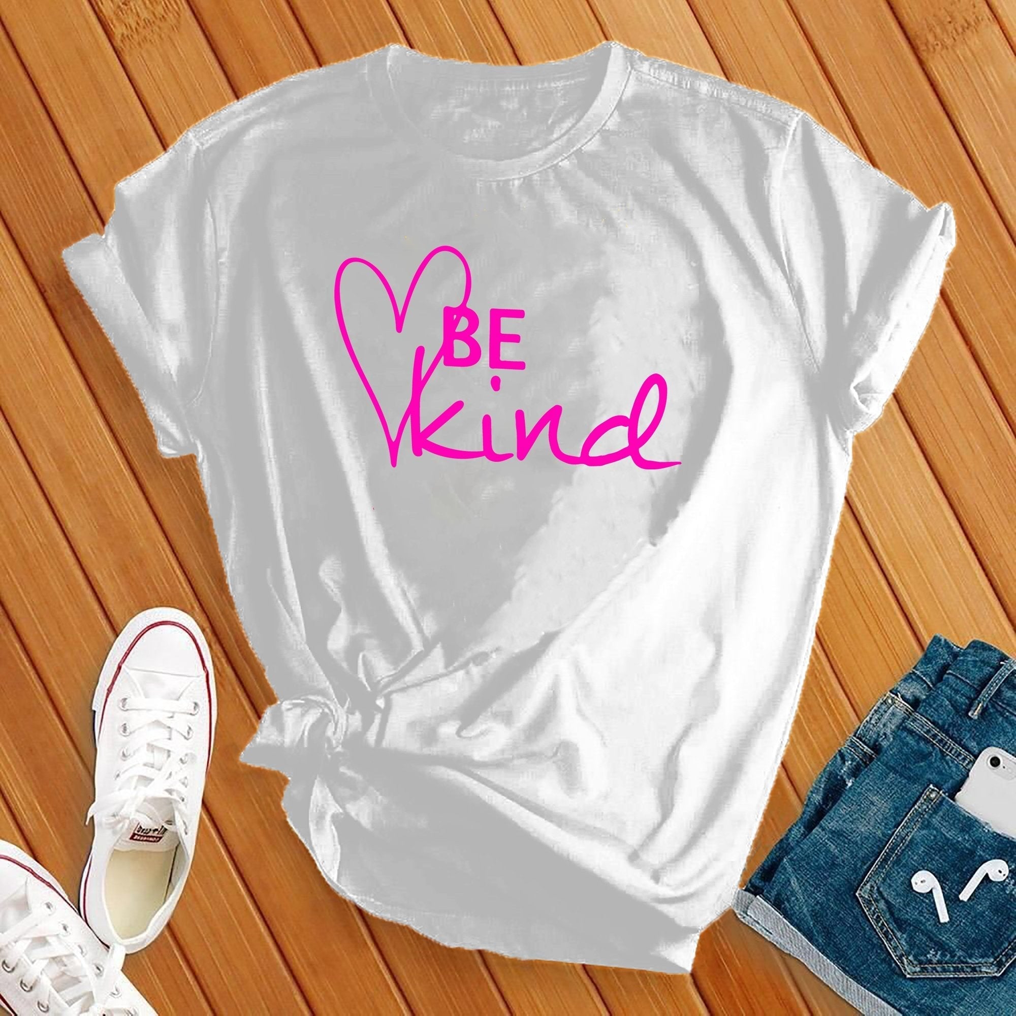 Be Kind Heart Tee - Love Tees