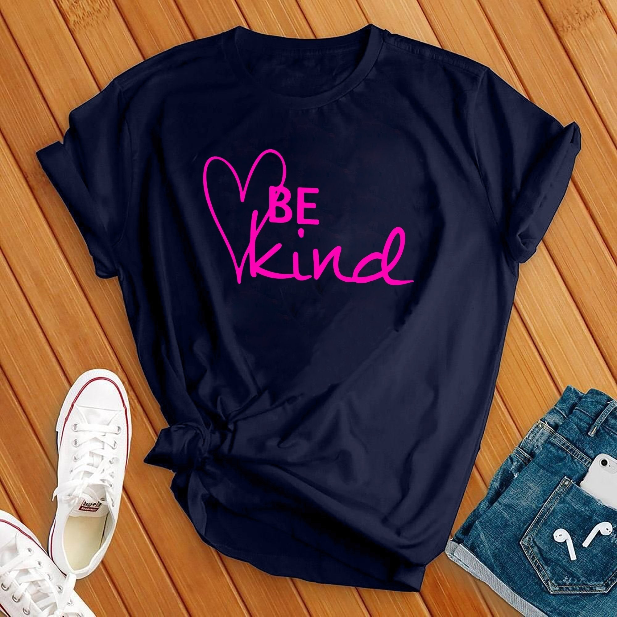 Be Kind Heart Tee - Love Tees