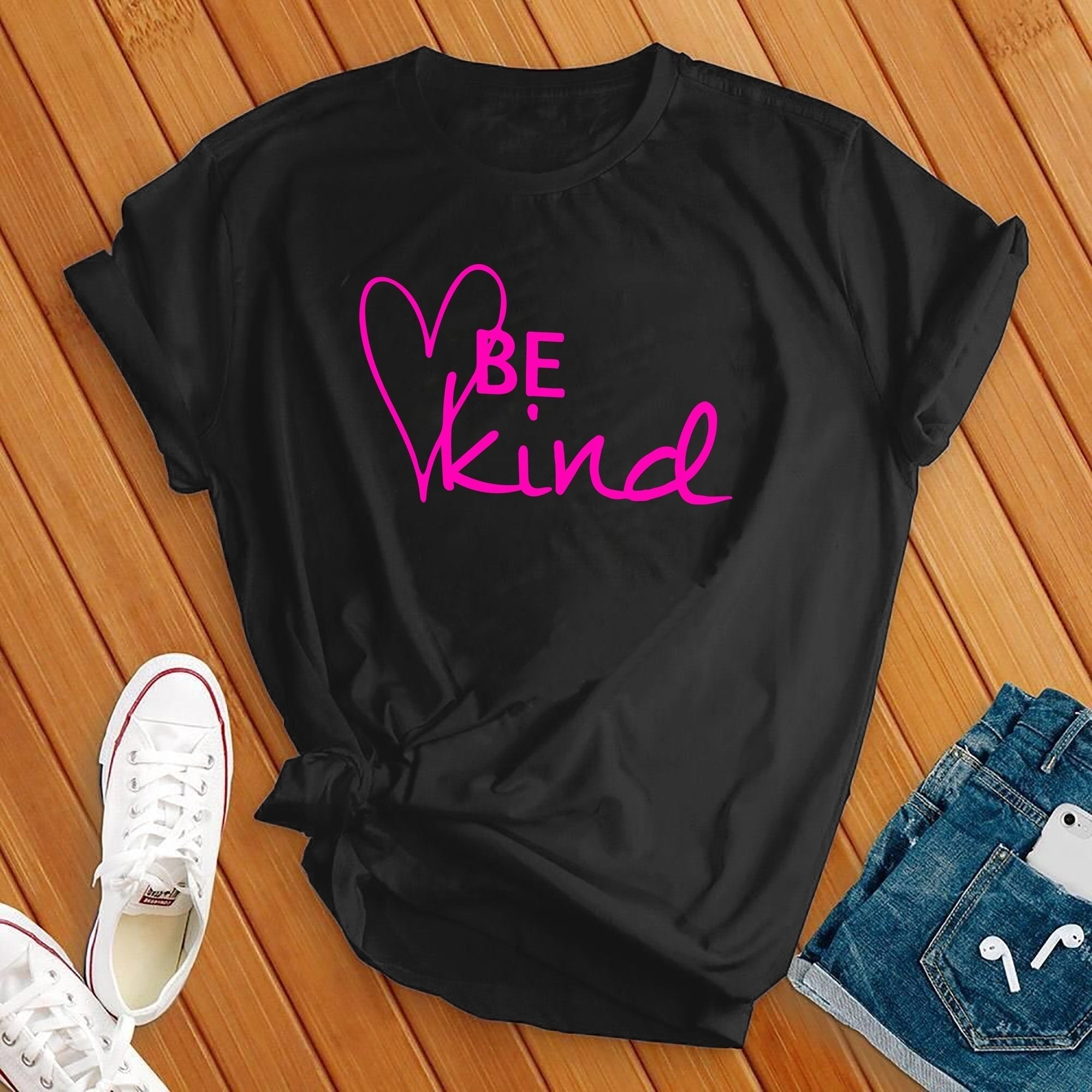 Be Kind Heart Tee - Love Tees