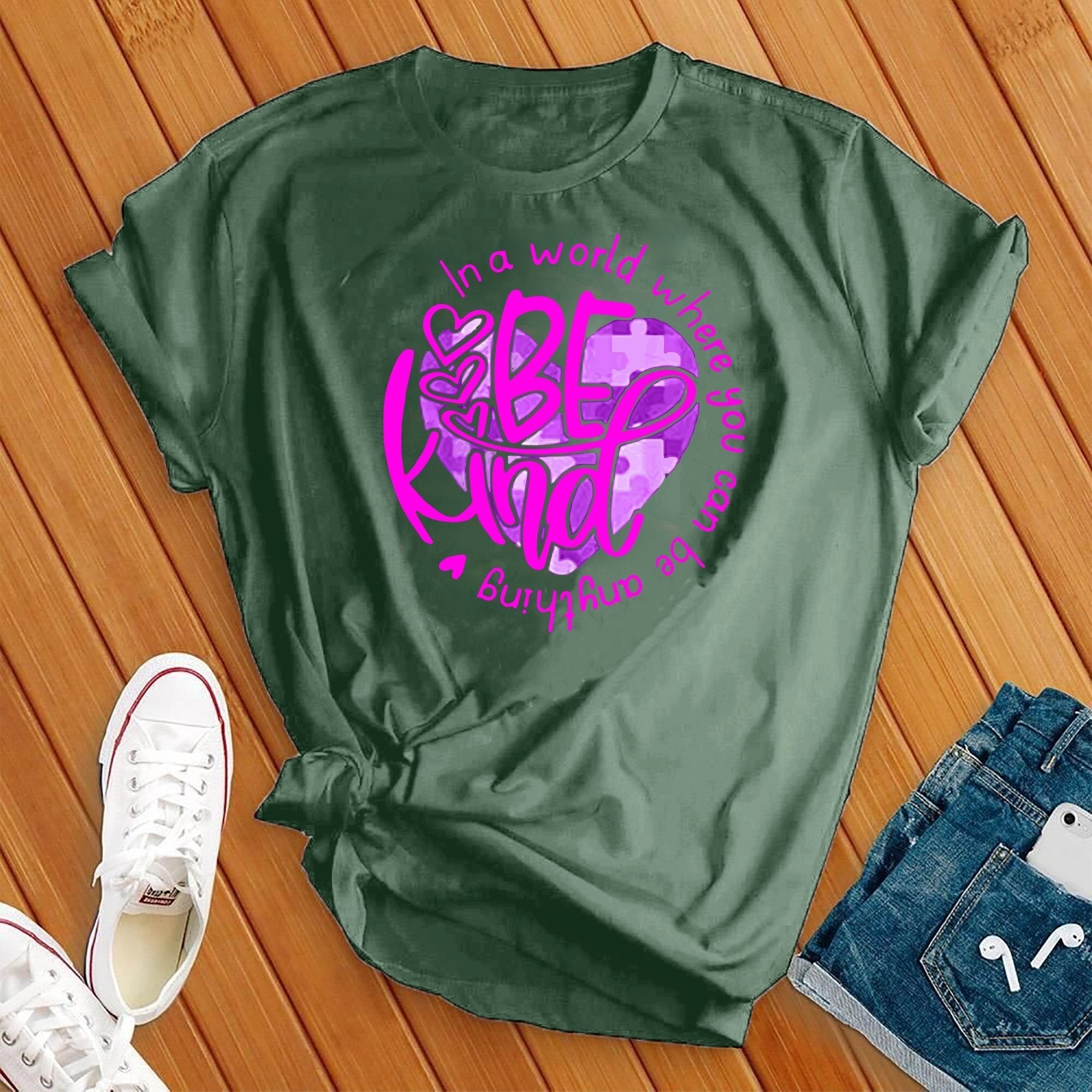 Be Kind Hearts Tee - Love Tees