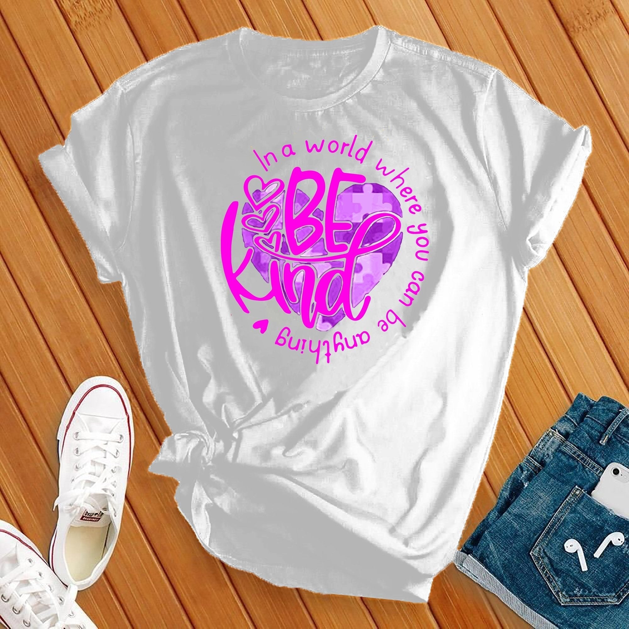 Be Kind Hearts Tee - Love Tees