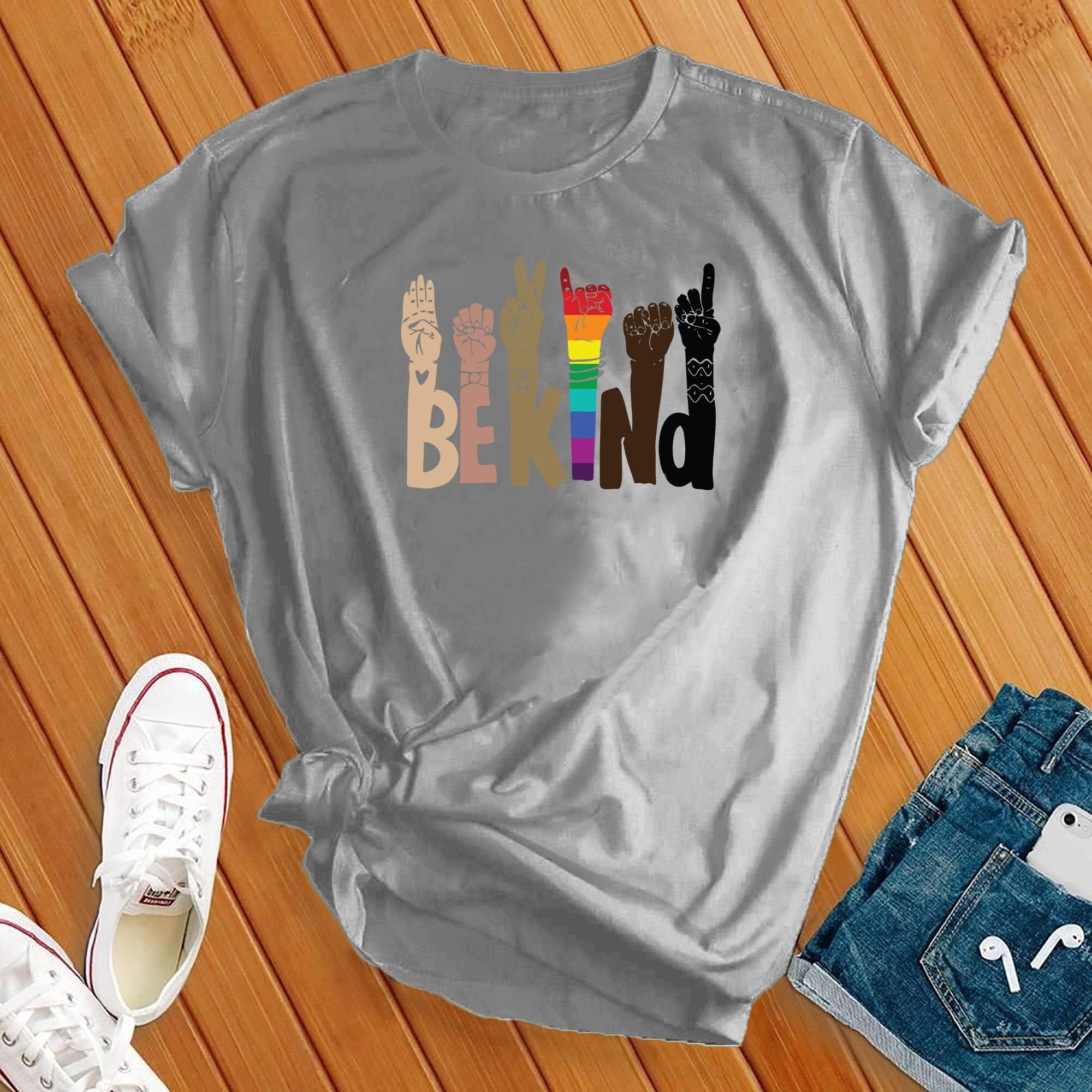 Be Kind Sign Language Tee - Love Tees