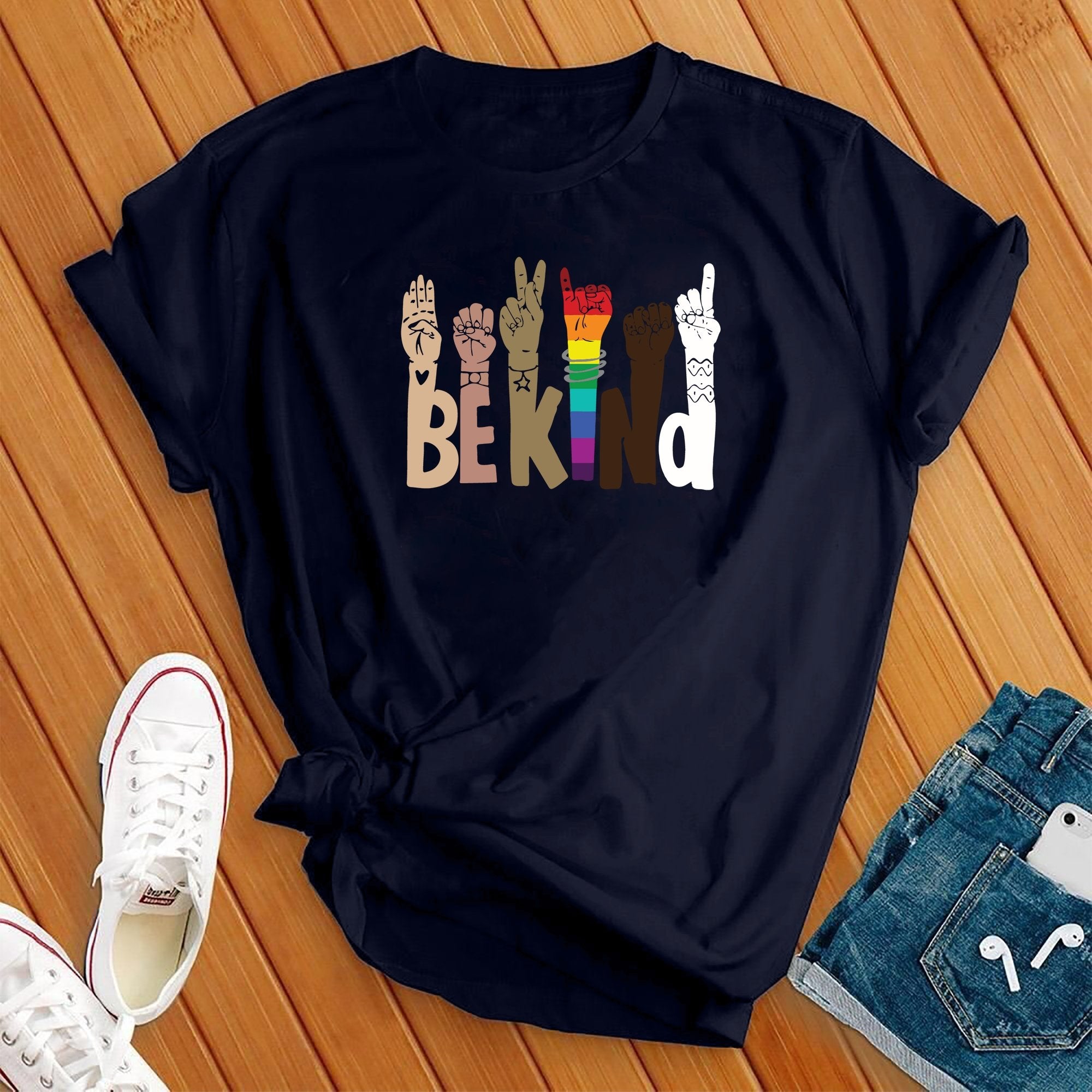 Be Kind Sign Language Tee - Love Tees