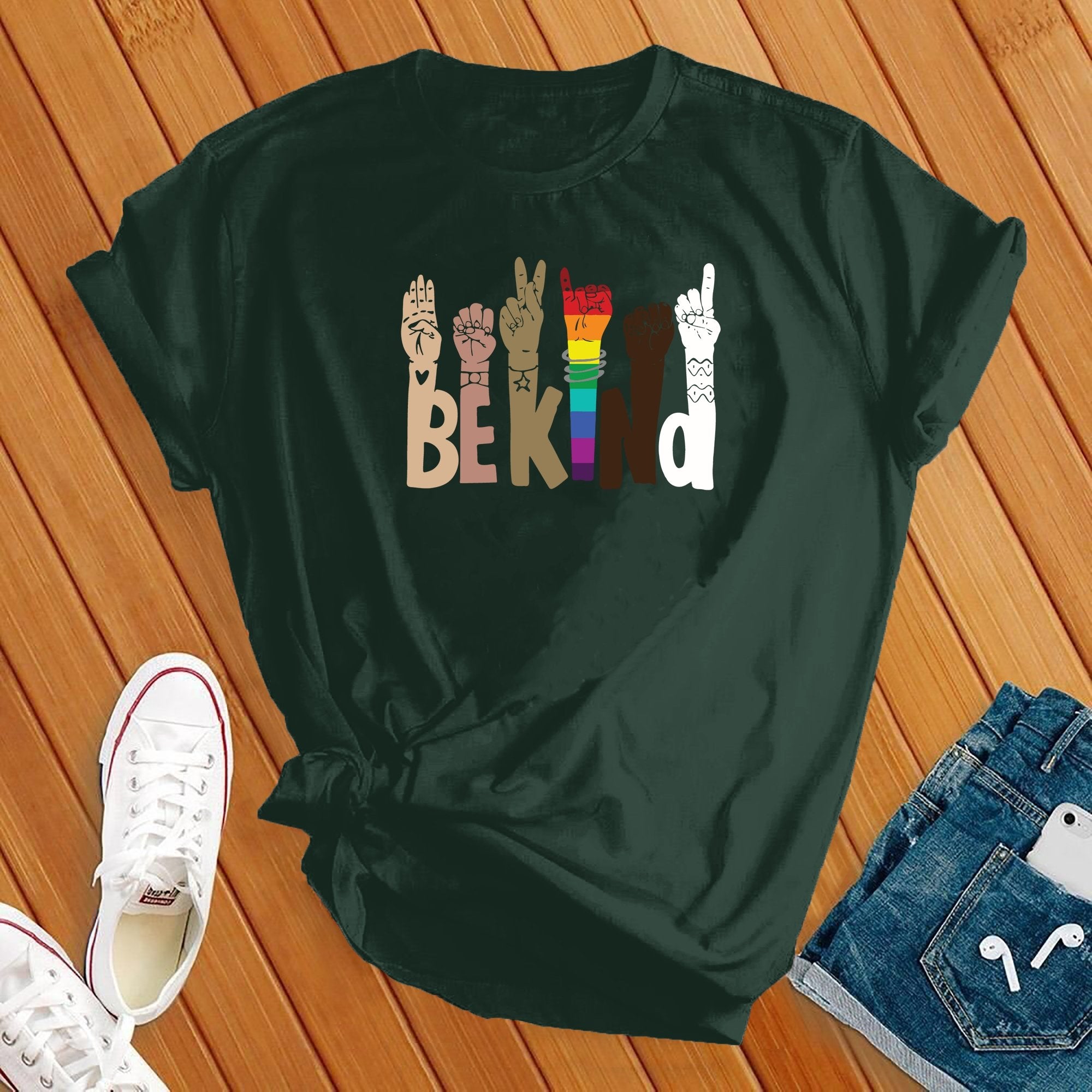 Be Kind Sign Language Tee - Love Tees