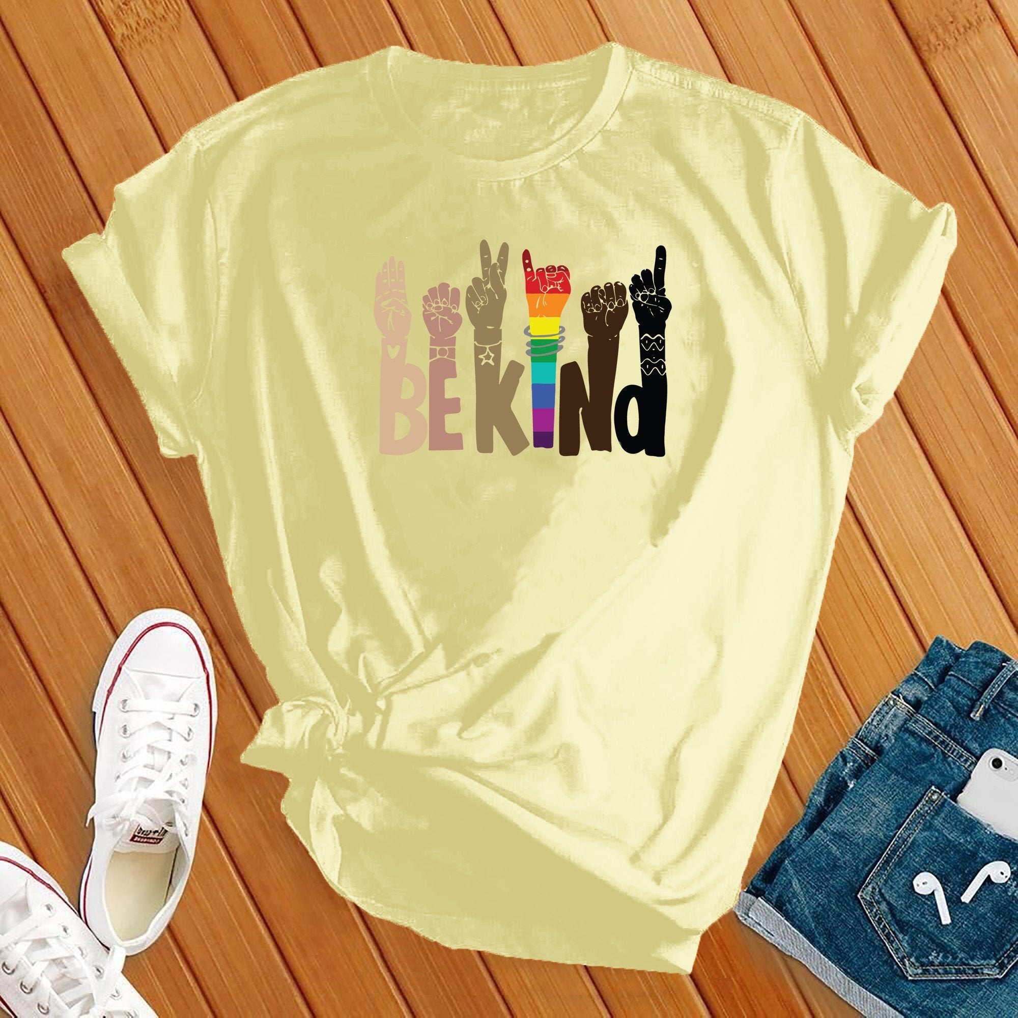 Be Kind Sign Language Tee - Love Tees