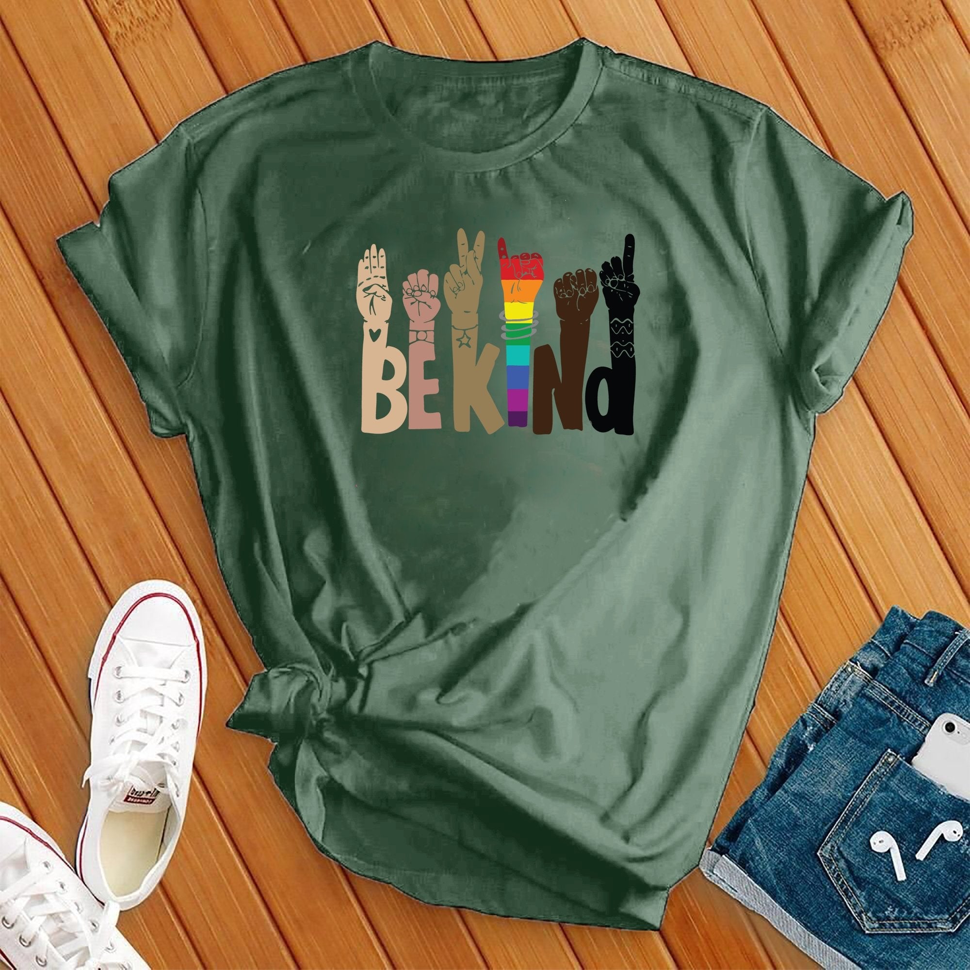 Be Kind Sign Language Tee - Love Tees