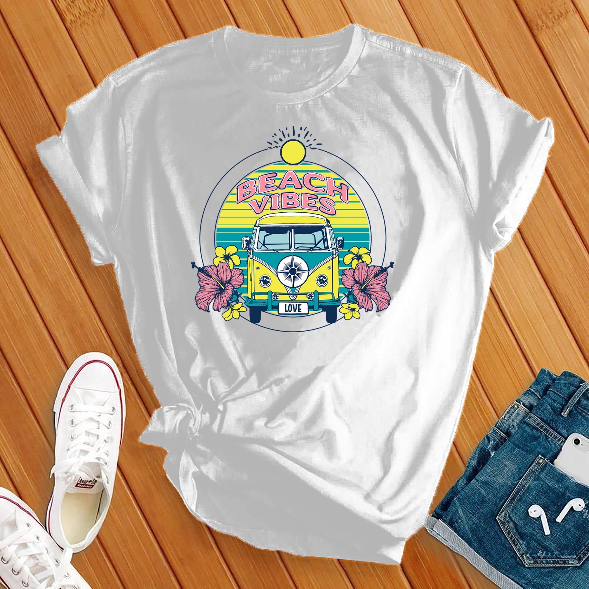 Beach Vibes Bus Tee - Love Tees