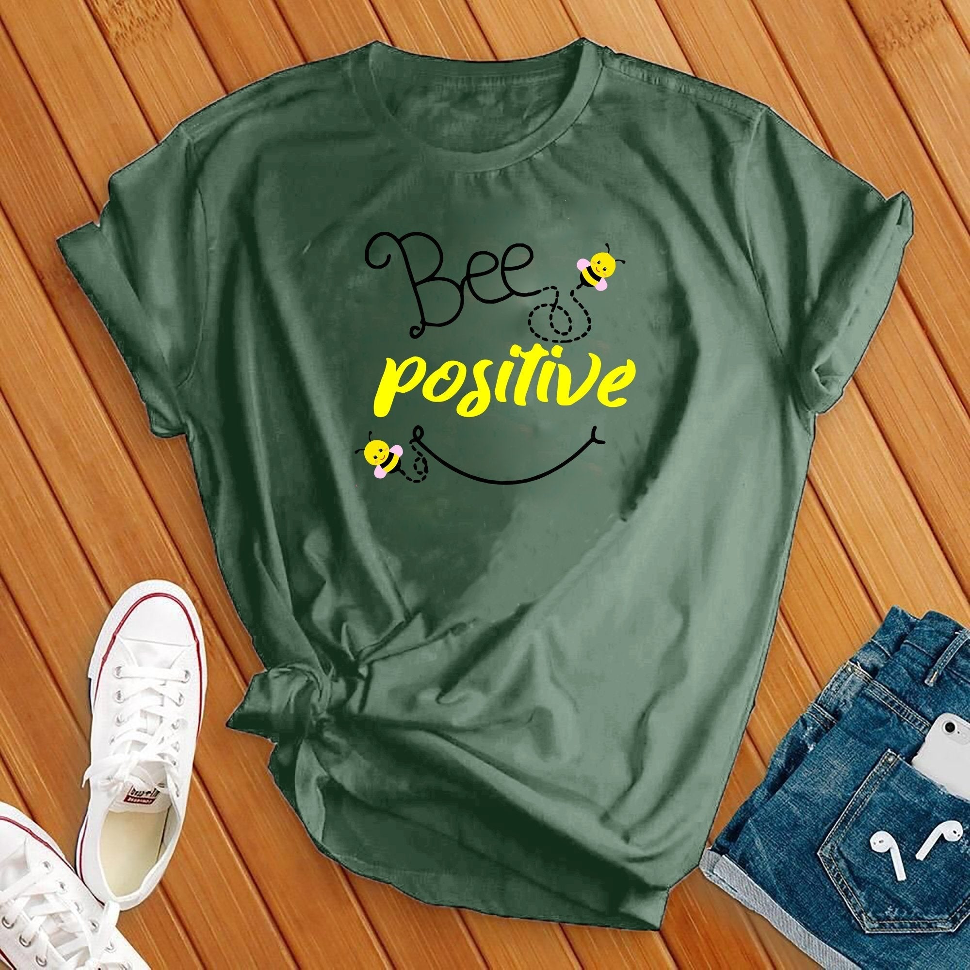 Bee Positive Smile Tee - Love Tees