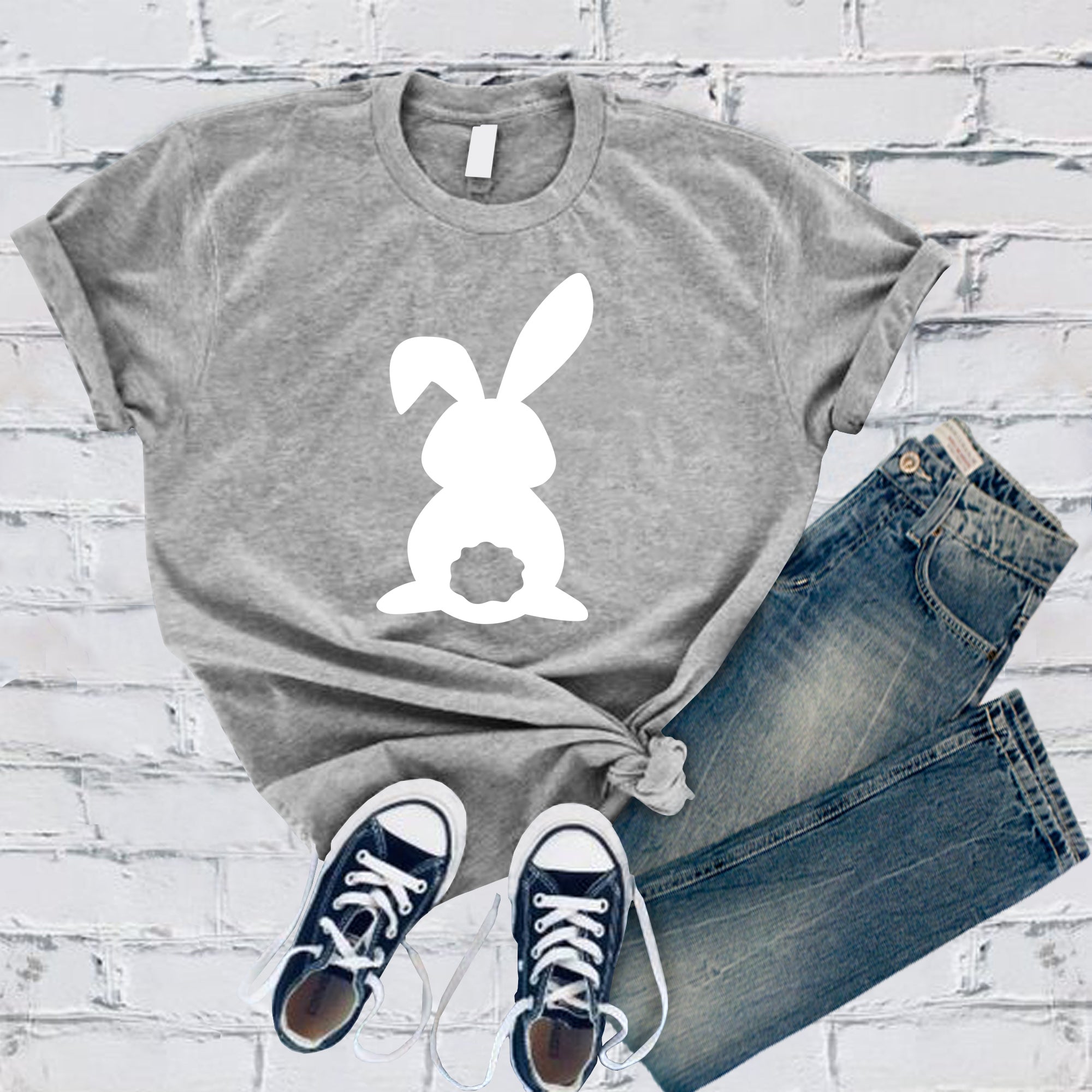 Bunny Outline Tee - Love Tees