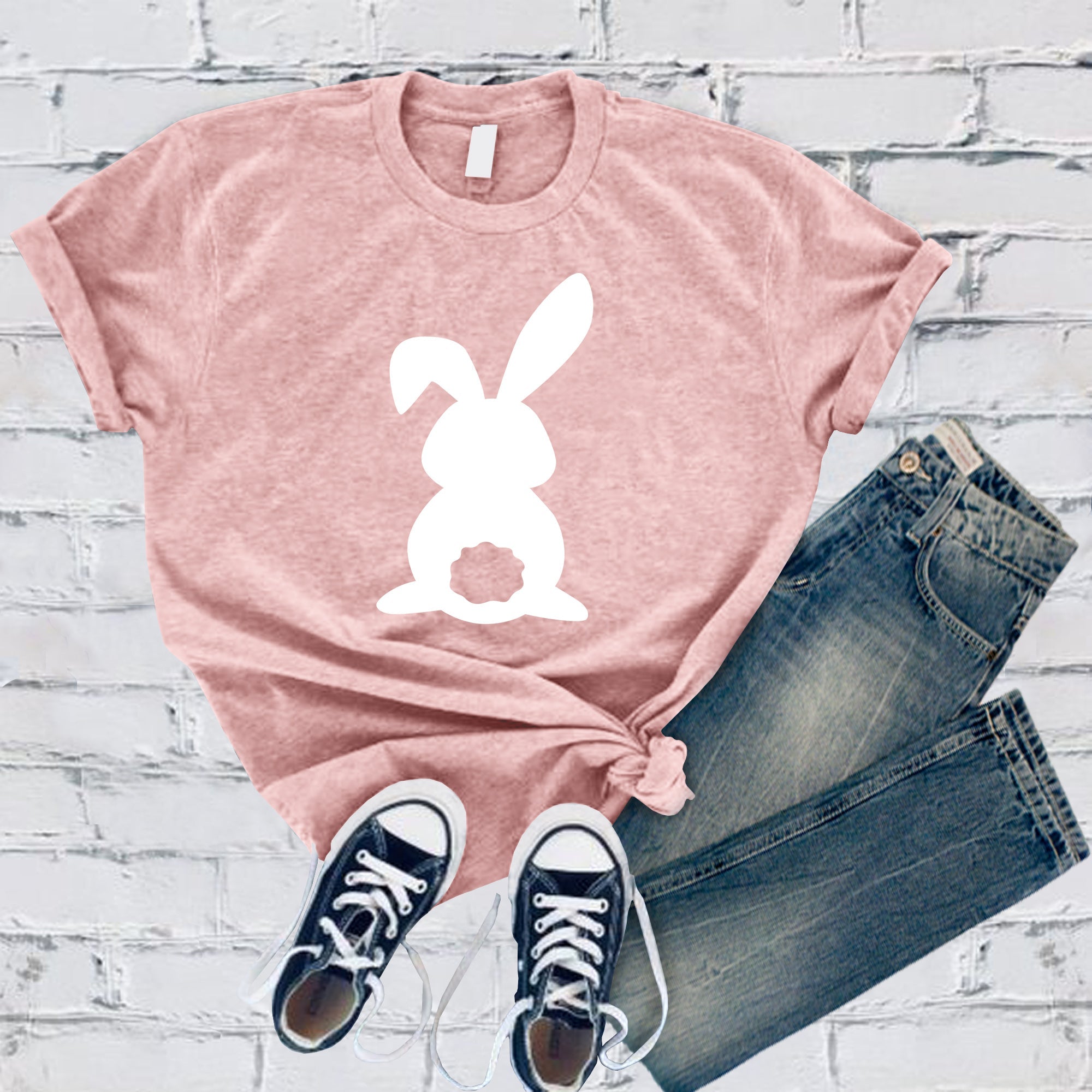 Bunny Outline Tee - Love Tees