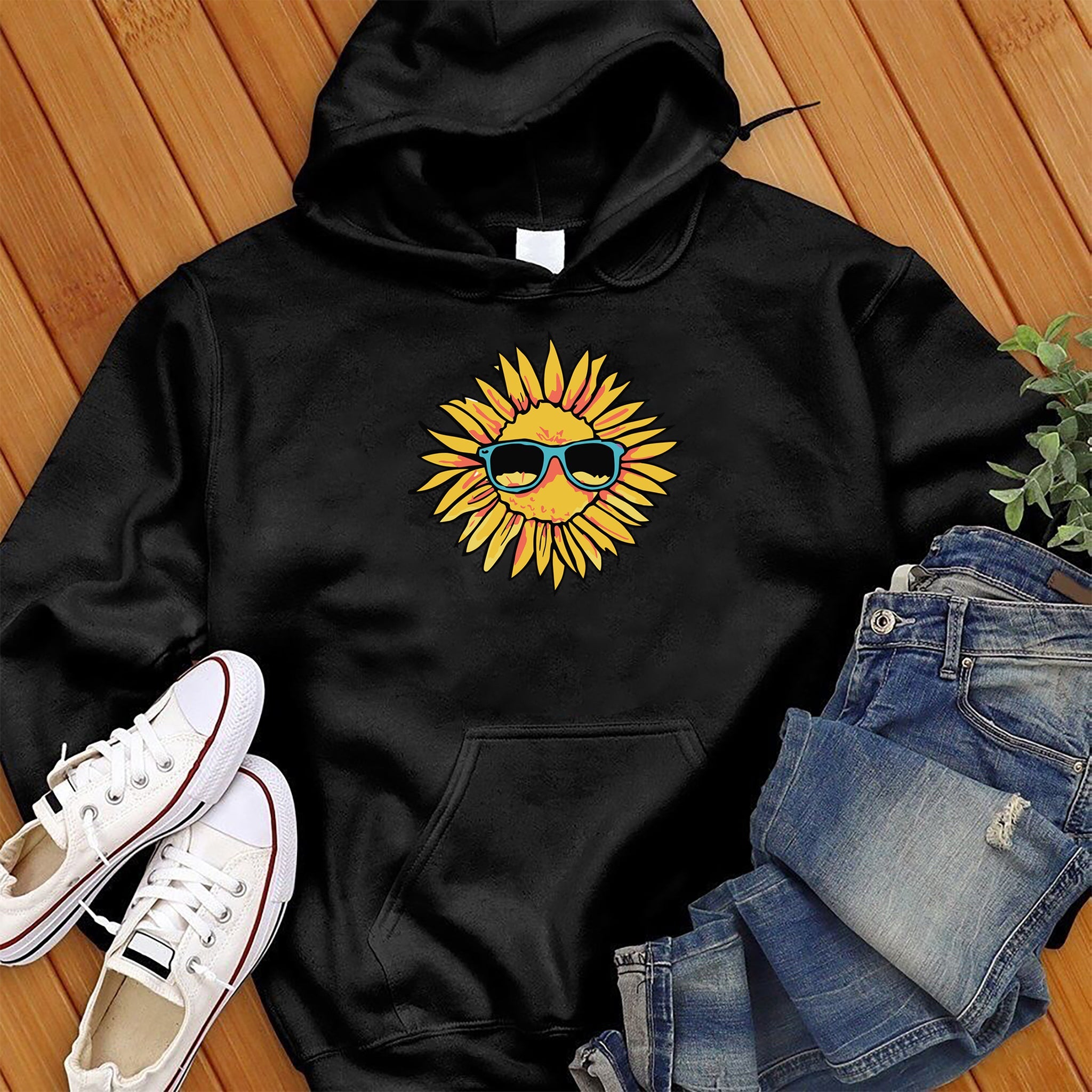 Chillin Sunflower Hoodie - Love Tees