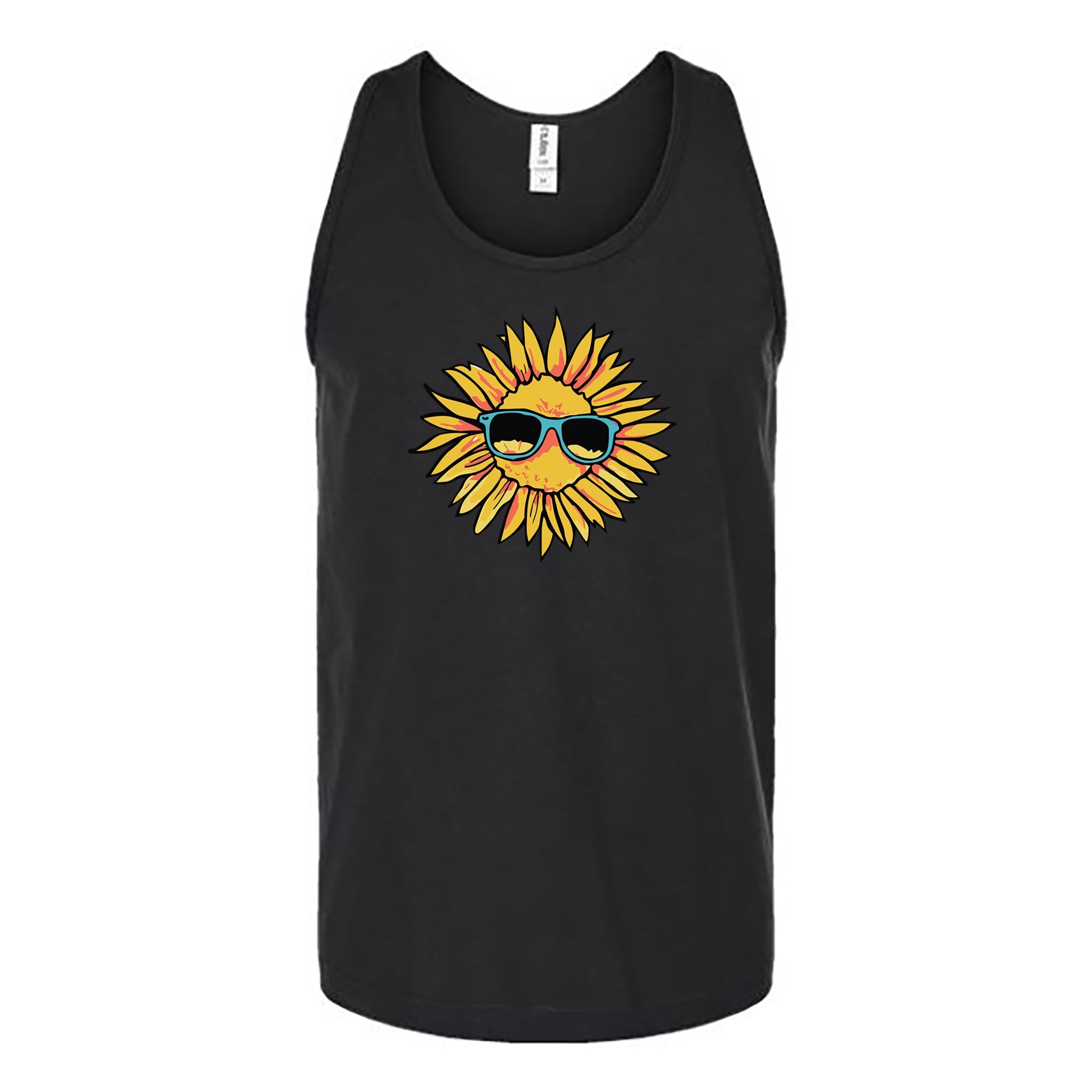 Chillin Sunflower Tee Unisex Tank Top - Love Tees