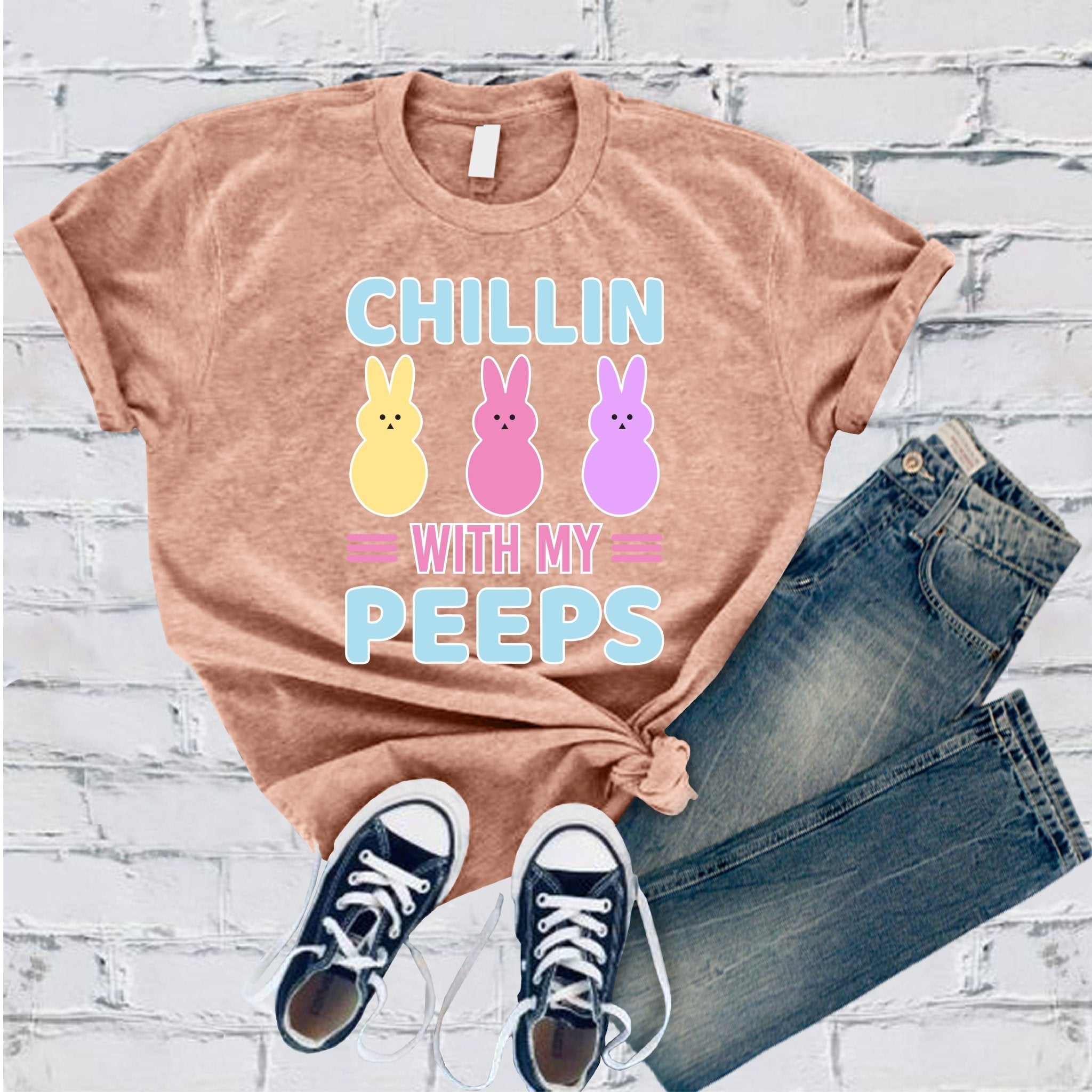 Chillin With My Peeps Tee - Love Tees