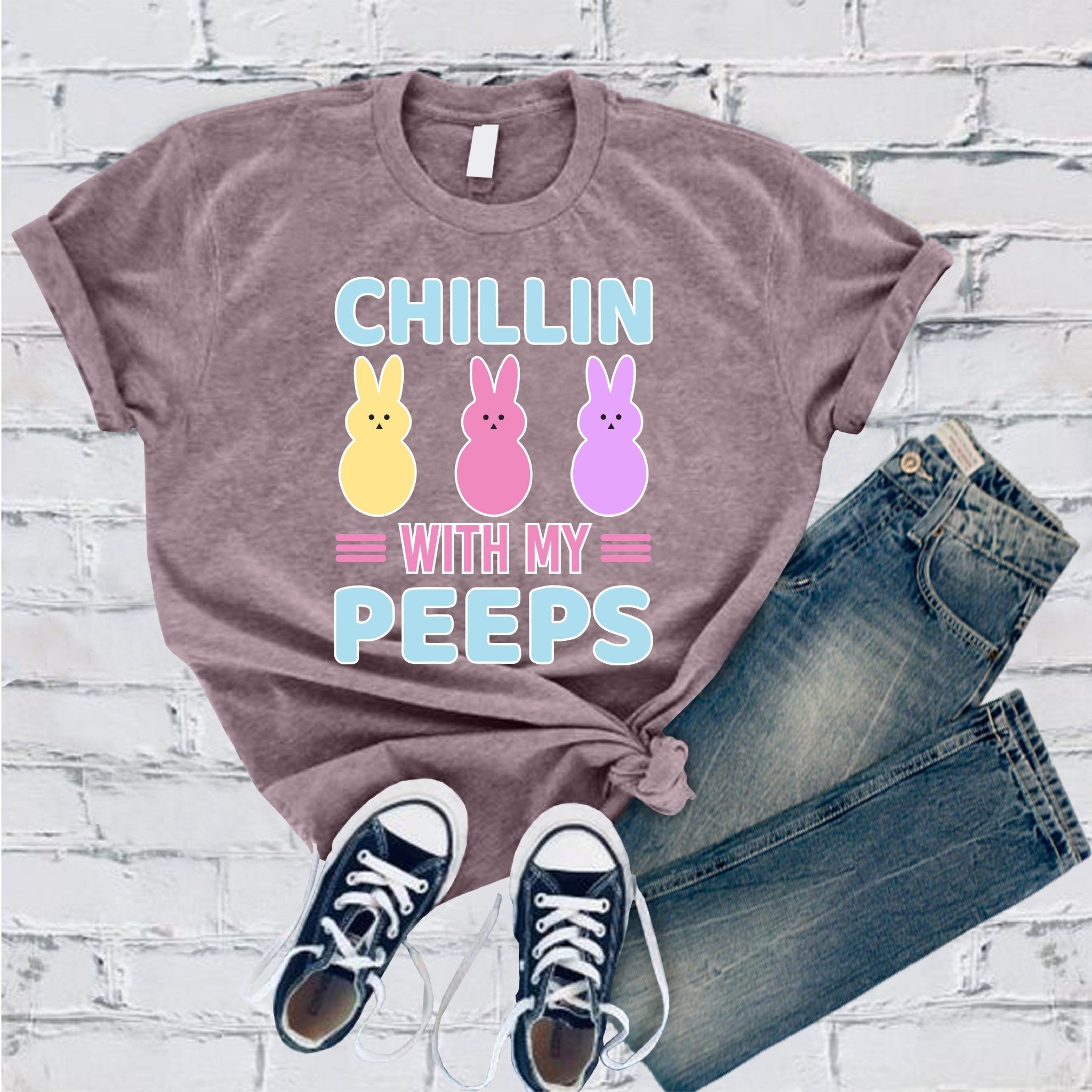 Chillin With My Peeps Tee - Love Tees