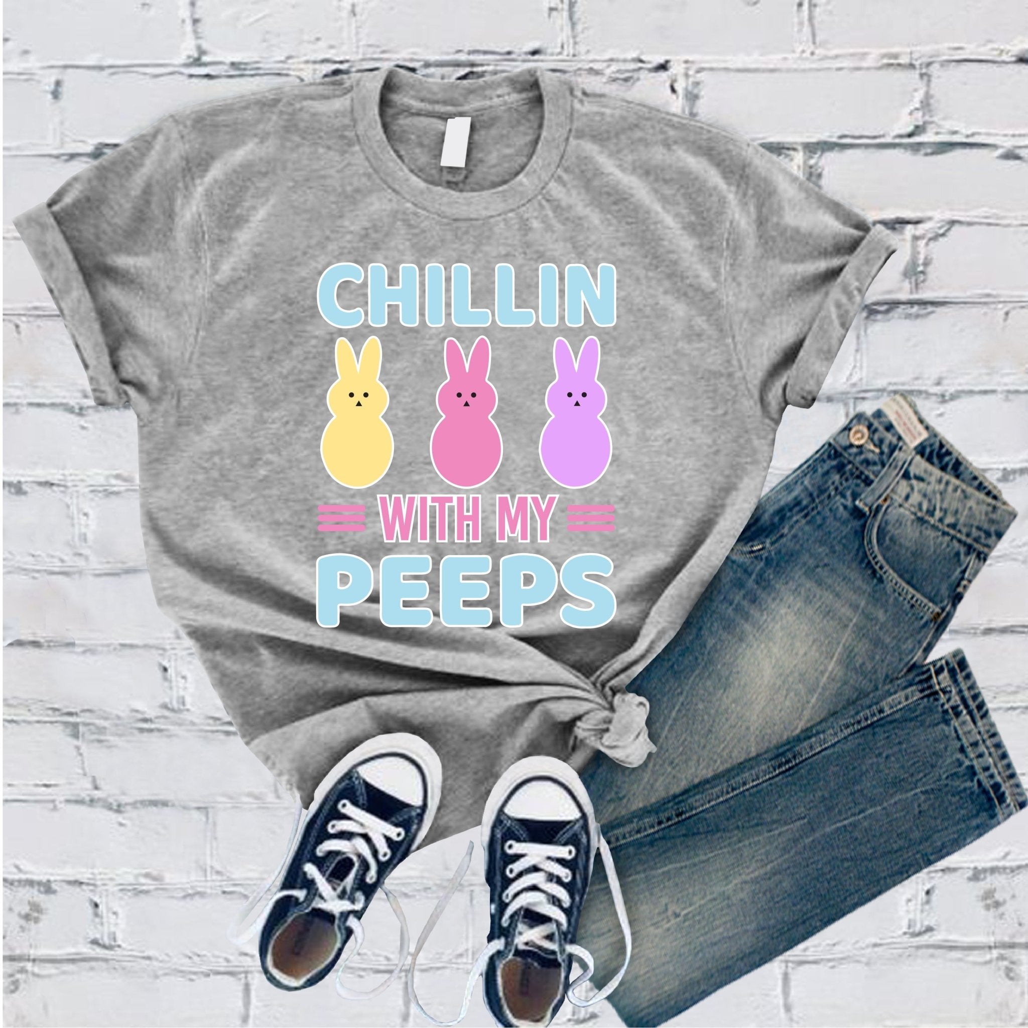 Chillin With My Peeps Tee - Love Tees