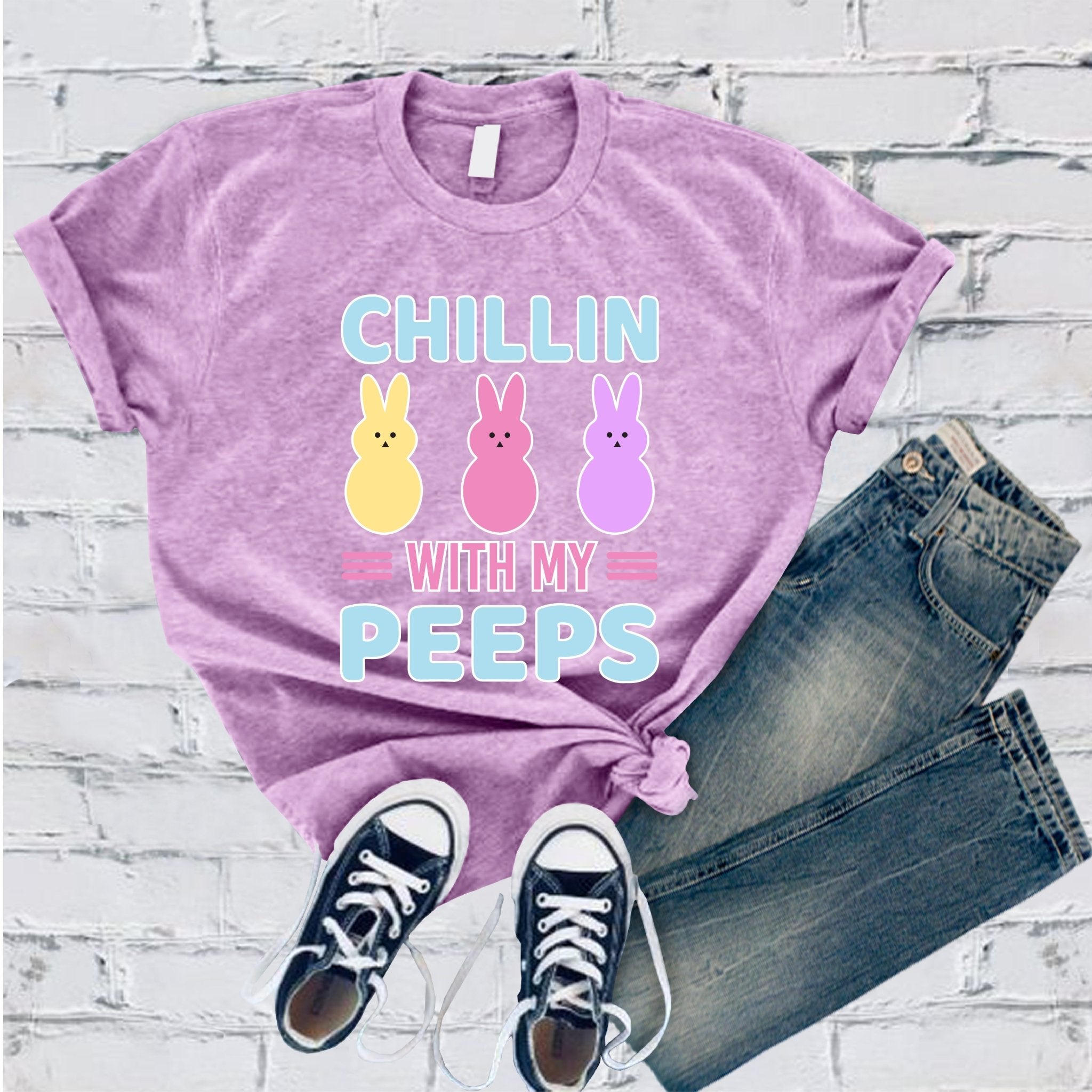 Chillin With My Peeps Tee - Love Tees