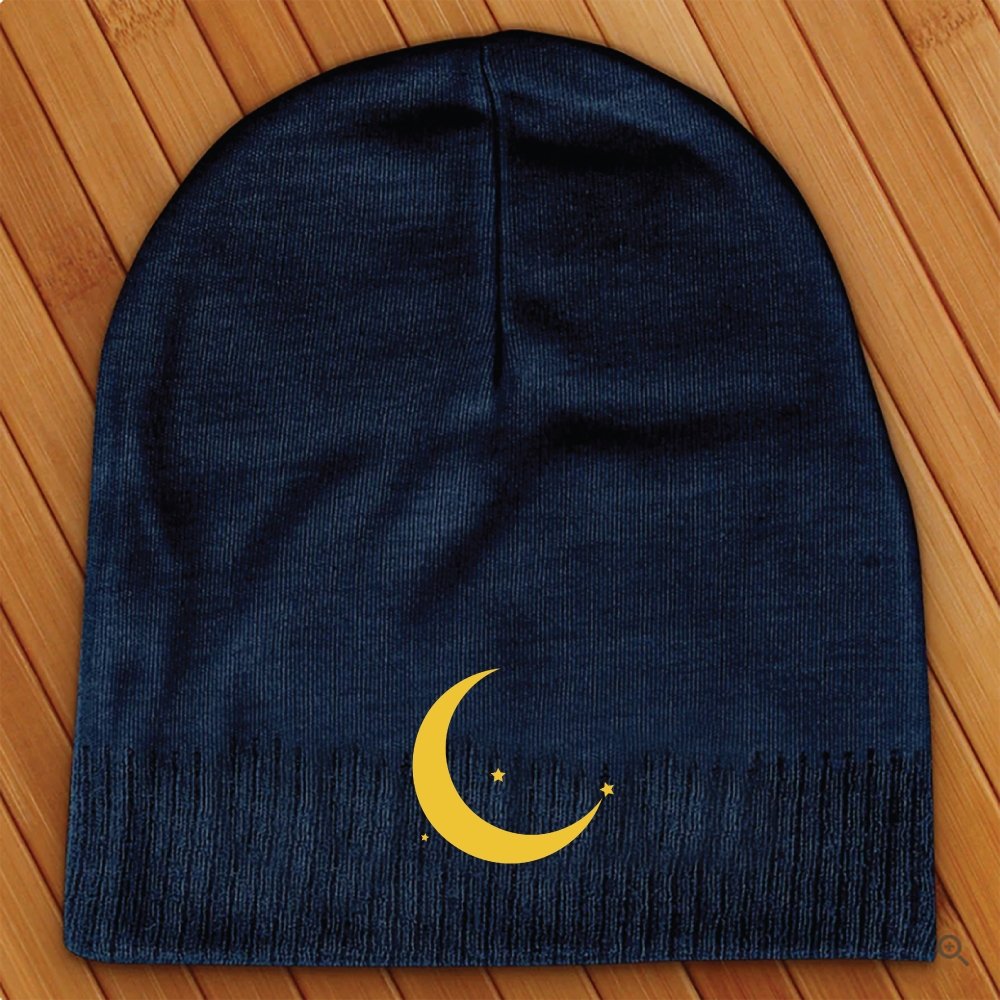 CRESCENT MOON STAR Beanie - Love Tees