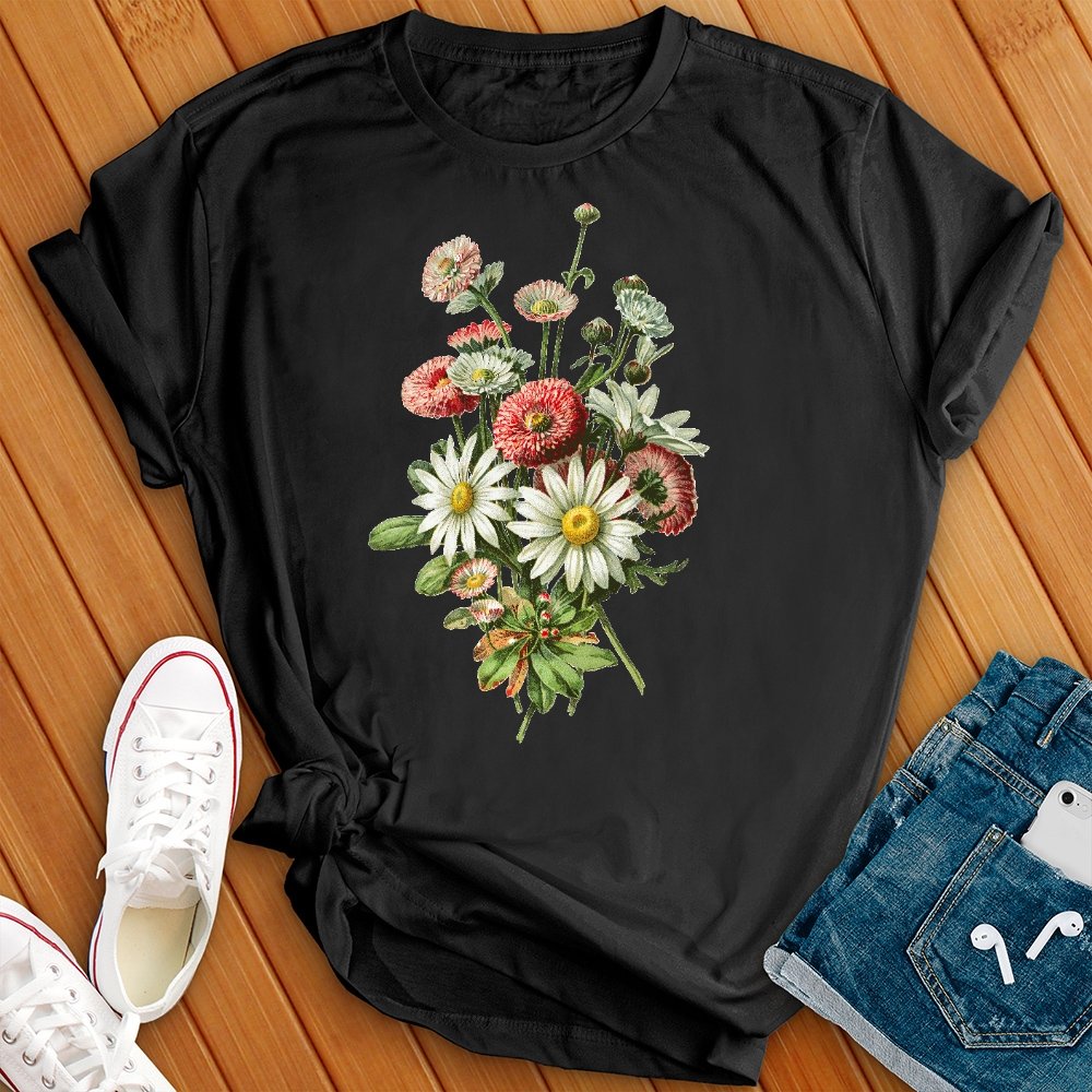 Daisy Wildflowers Botanical T-Shirt - Love Tees