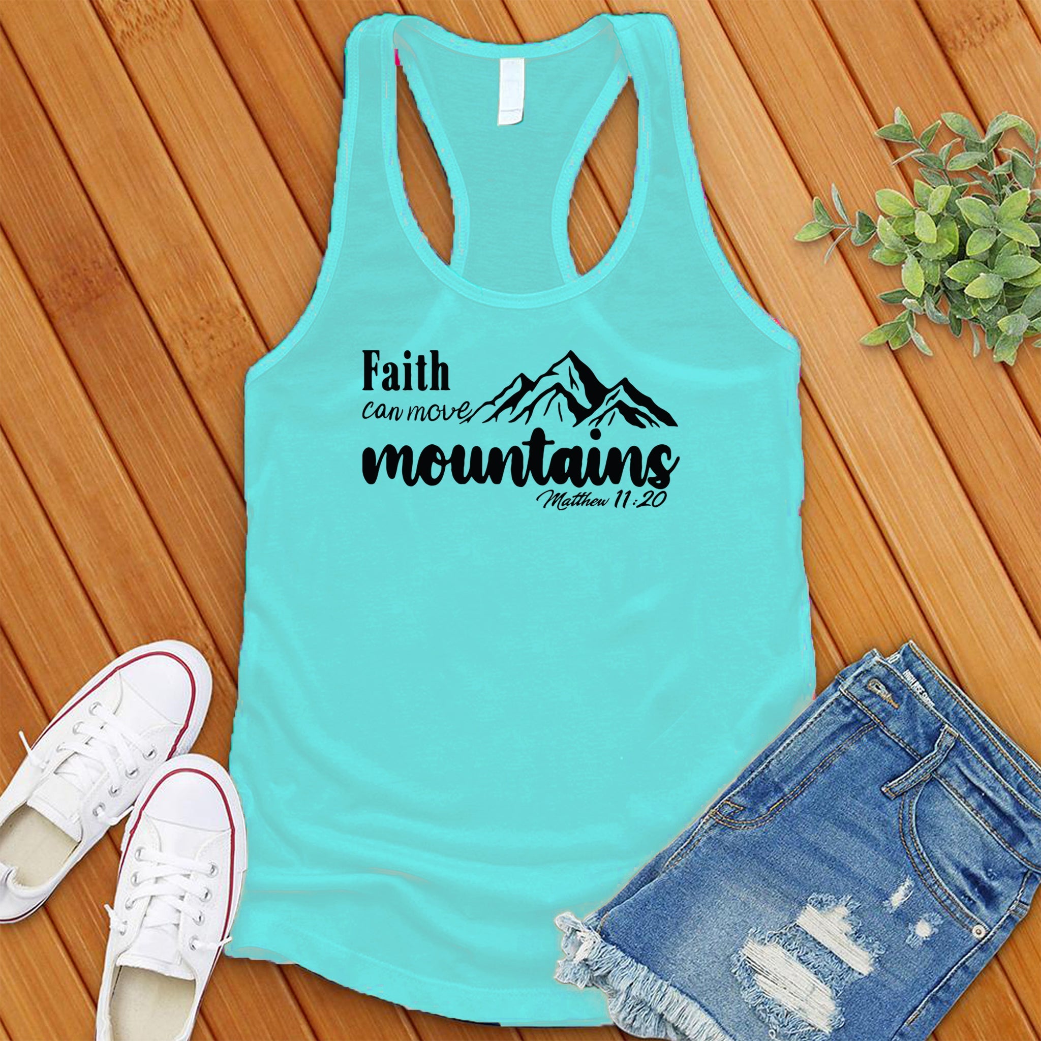 Faith Can Move, Bible Verse Women's Tank Top - Love Tees