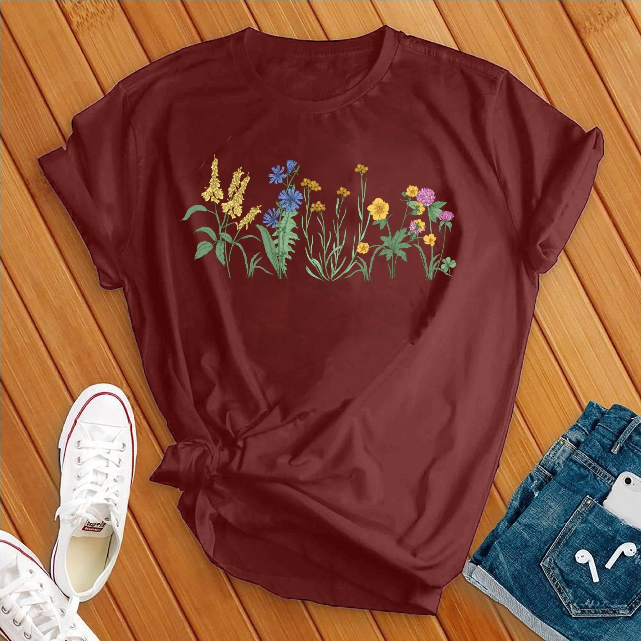 Floral Botanical Plants Tee - Love Tees