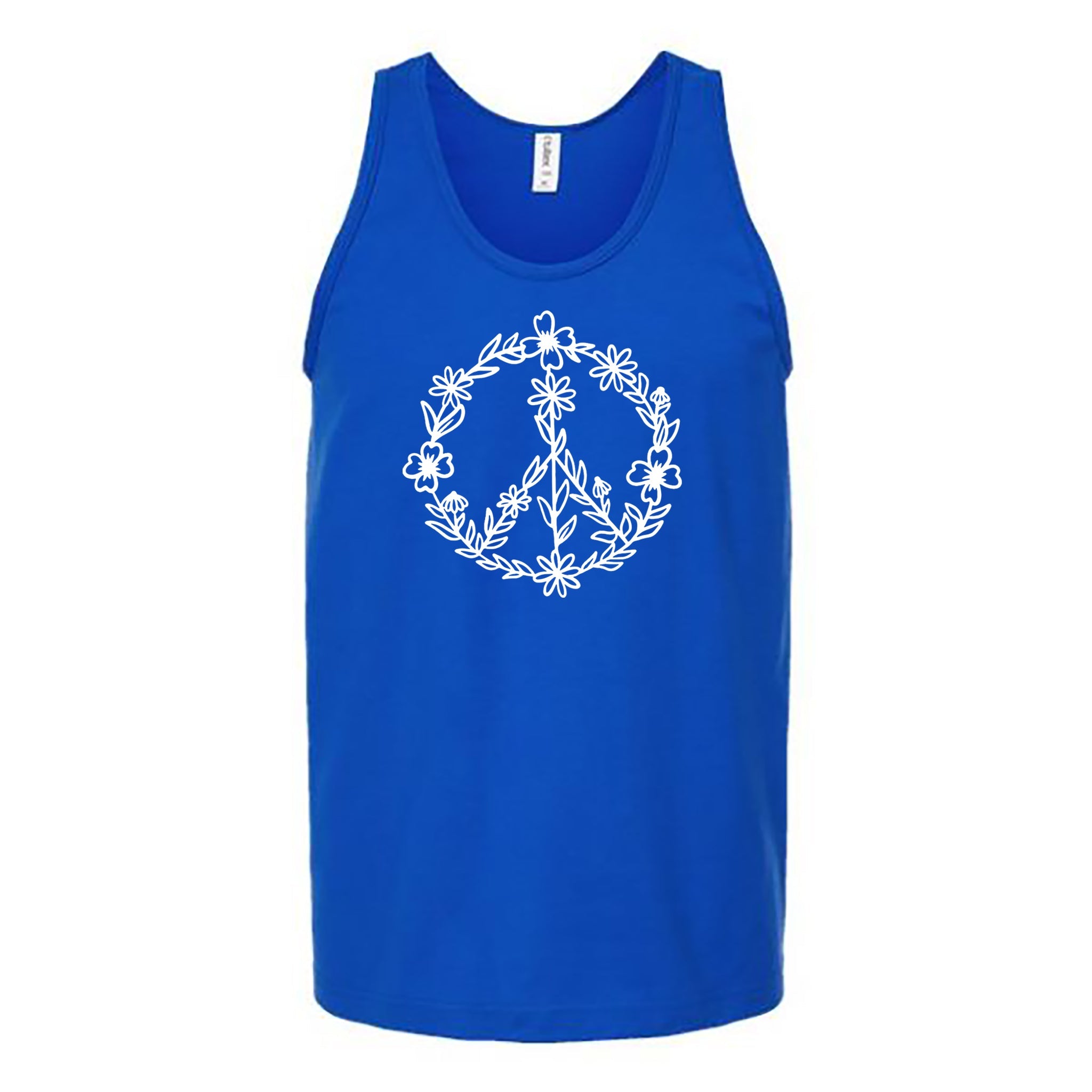 Floral Peace Unisex Tank Top - Love Tees