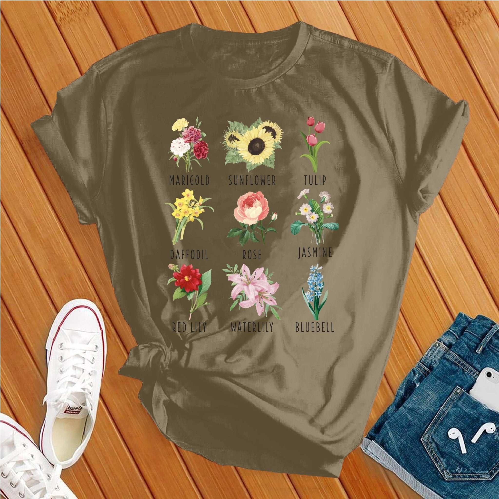 Flower Names Tee - Love Tees