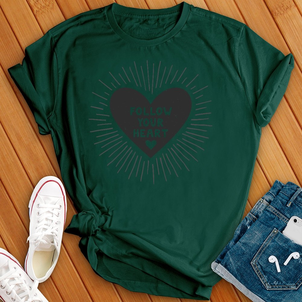 Follow Your Heart Tee - Love Tees