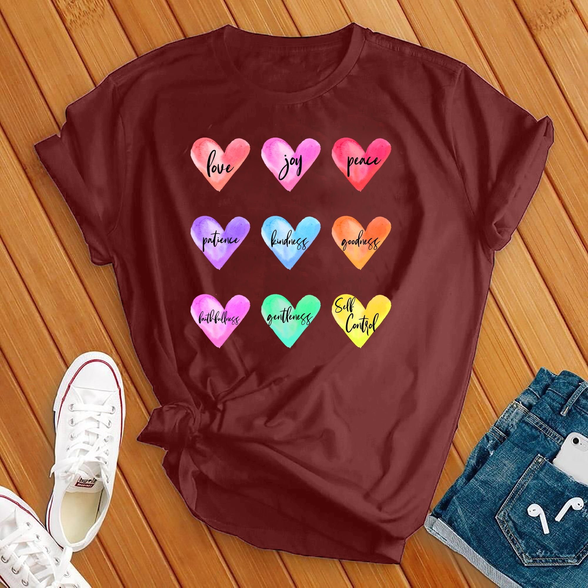 Fruit of The Spirit Shirt Christian Tee - Love Tees