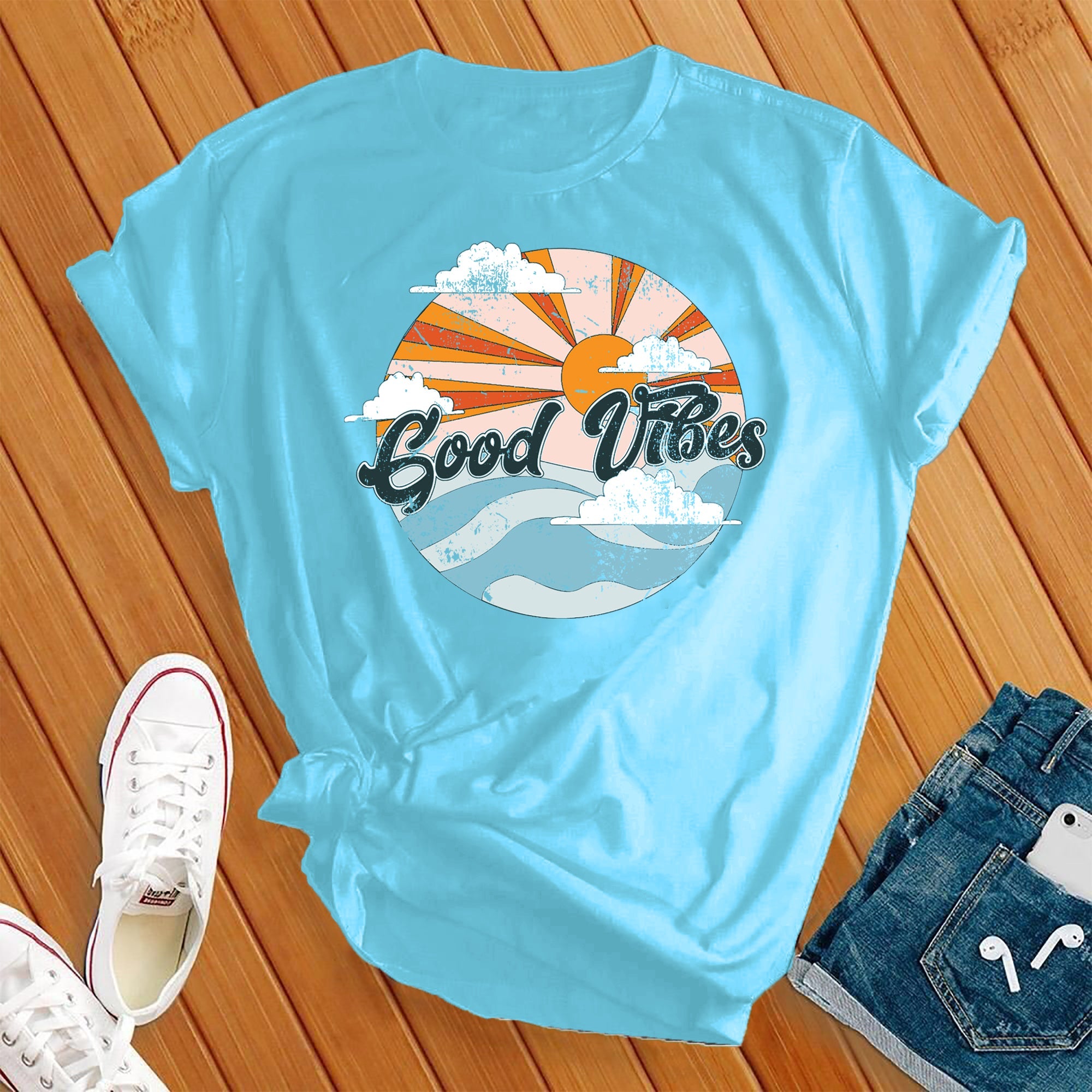 Good Vibes Retro Tee - Love Tees