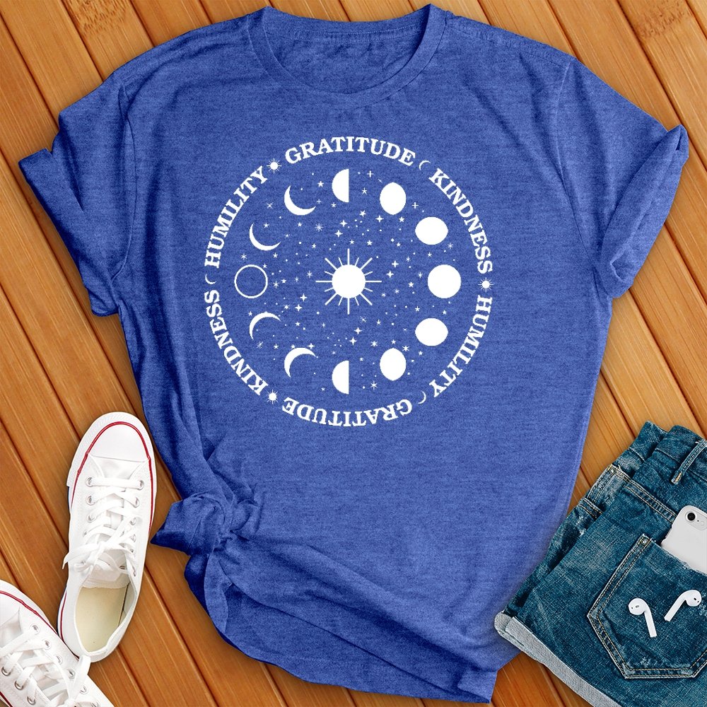 Gratitude Moon Phase Tee - Love Tees