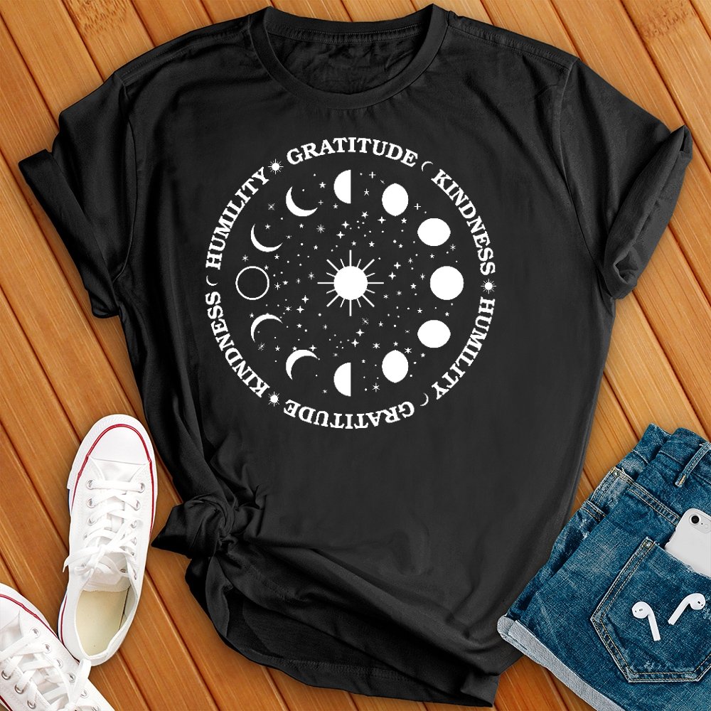 Gratitude Moon Phase Tee - Love Tees