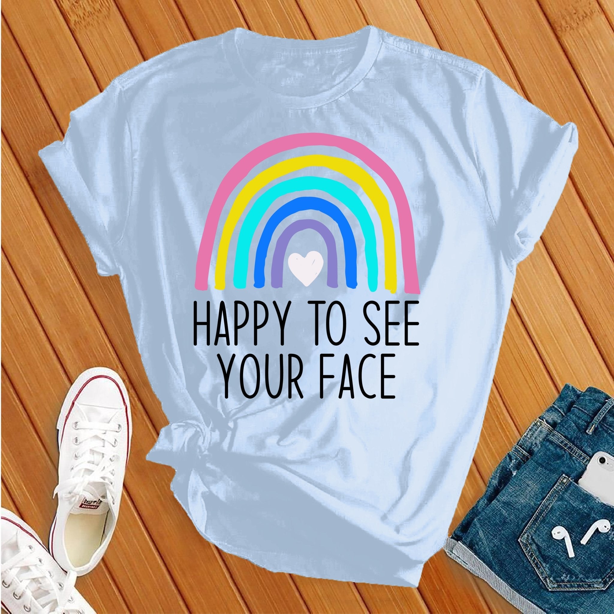 Happy to See Your Face Tee - Love Tees