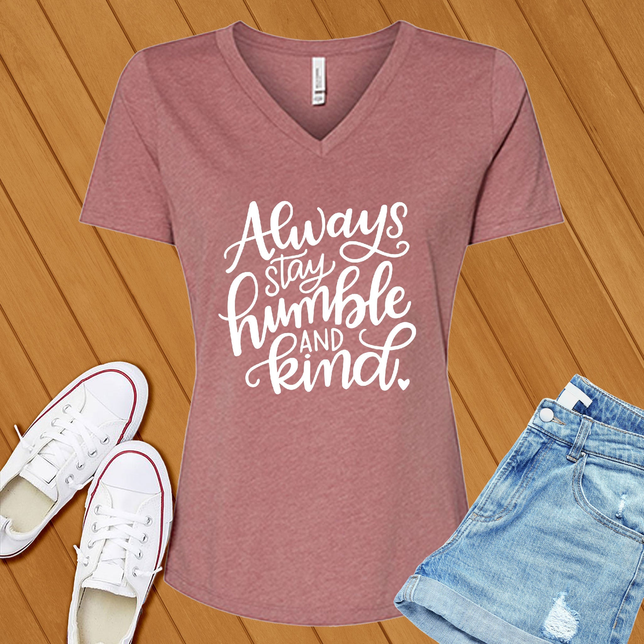 Humble And Kind V-Neck - Love Tees