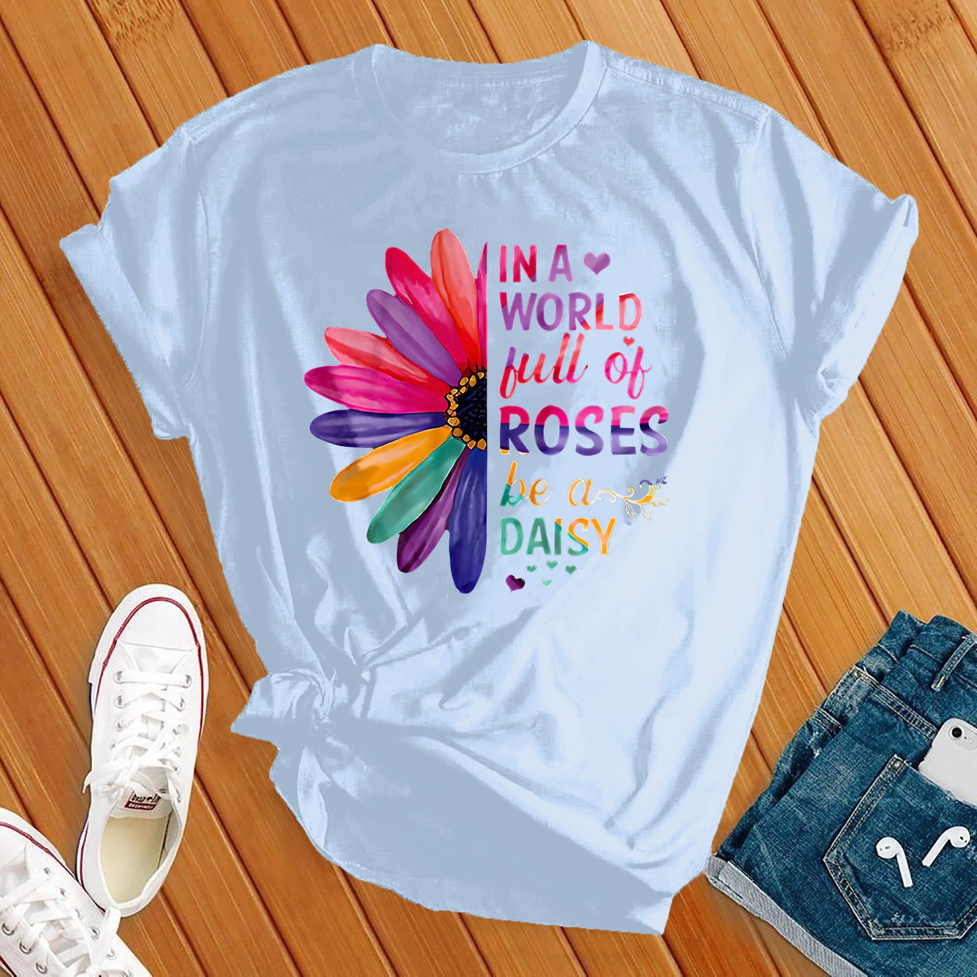 In A World Full Of Roses Tee - Love Tees