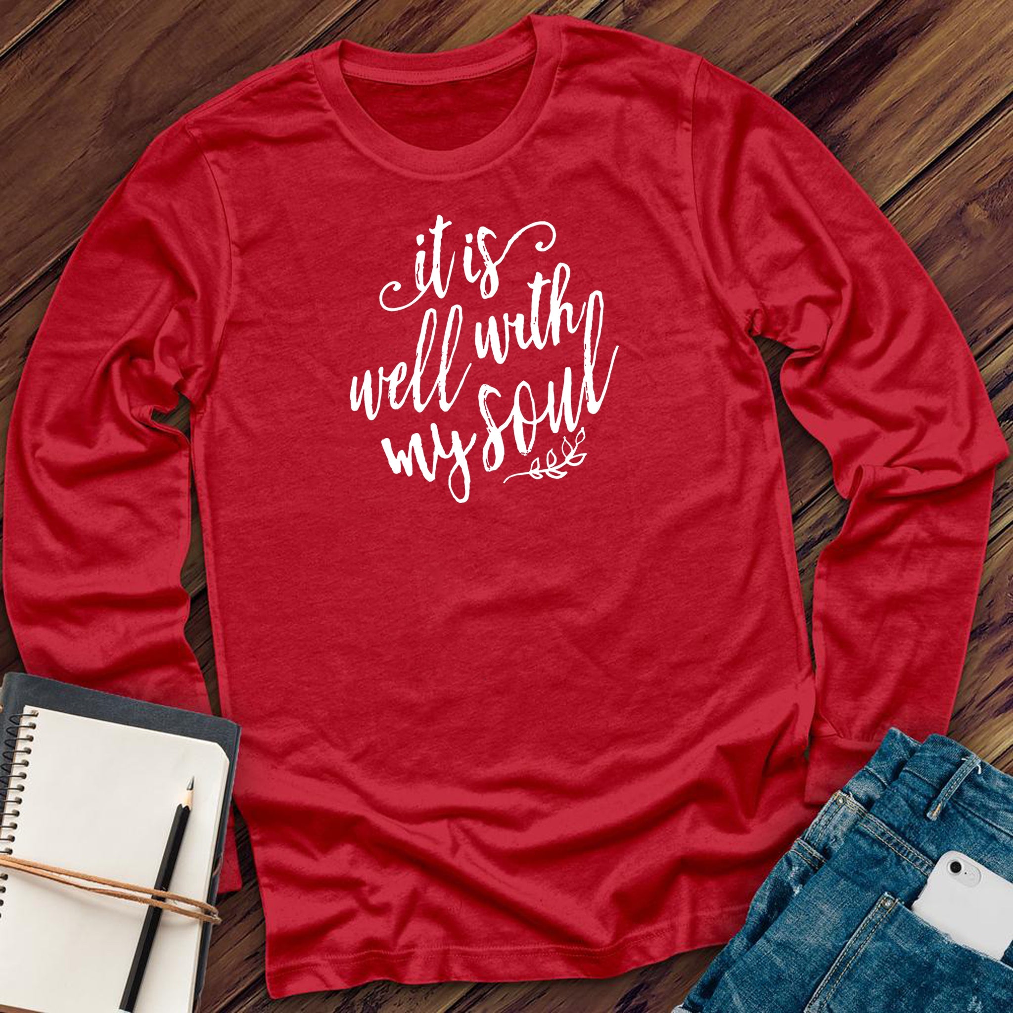 It is Well With My Soul 3 Long Sleeve - Love Tees