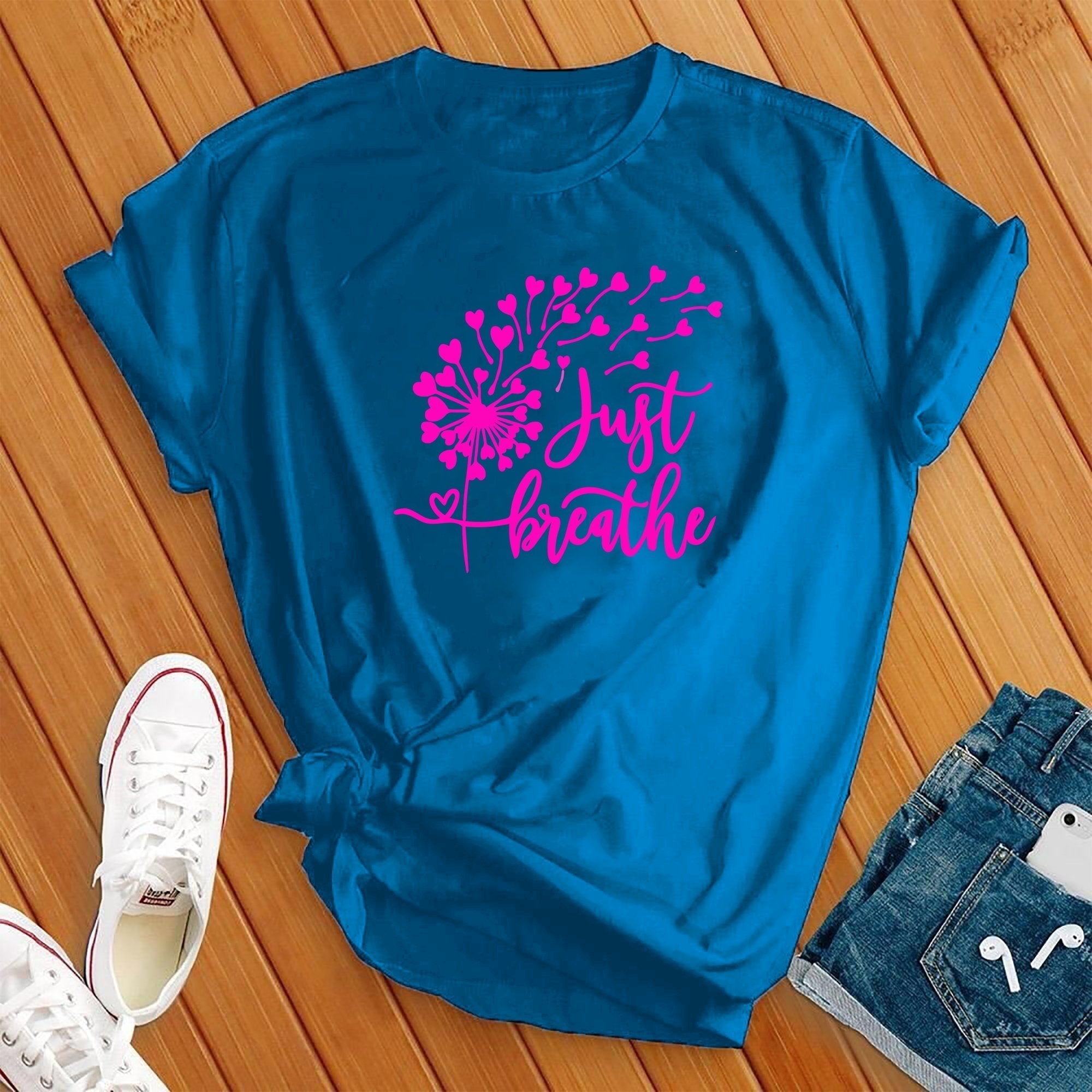 Just Breath Dandelion Tee - Love Tees