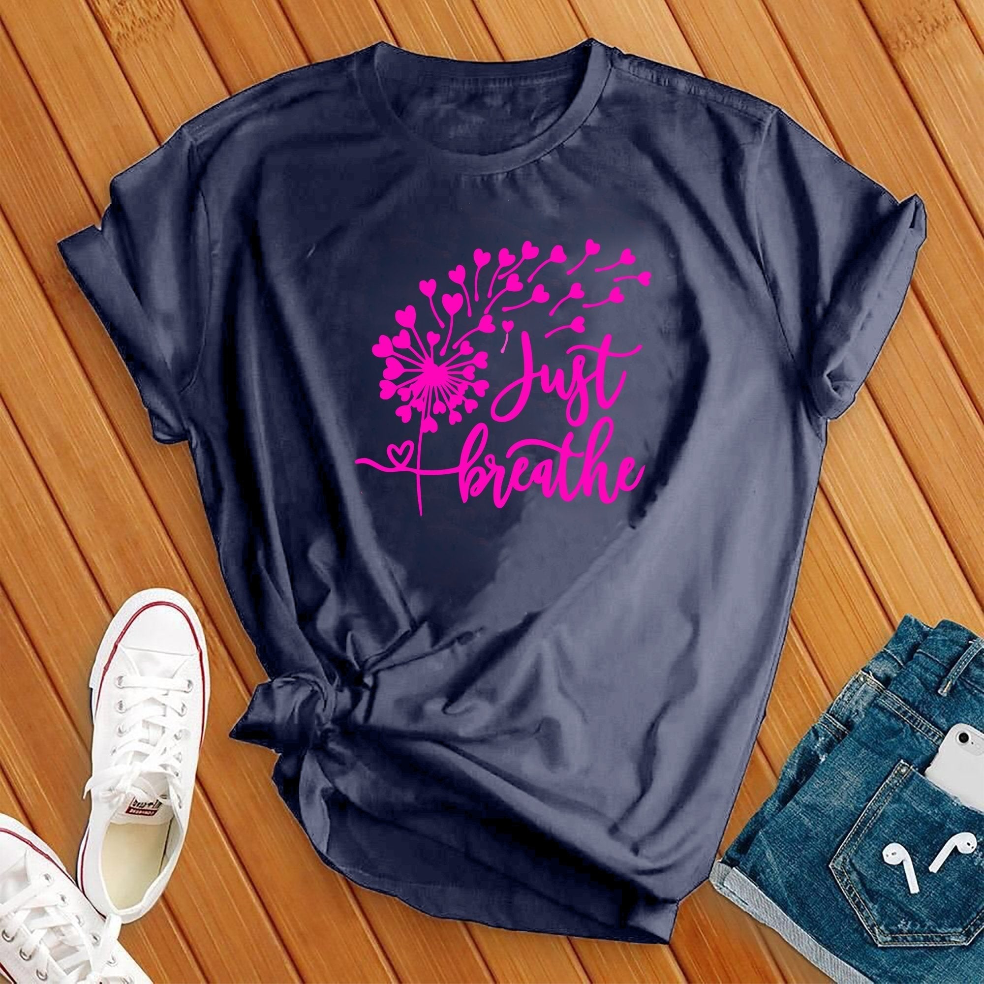 Just Breath Dandelion Tee - Love Tees