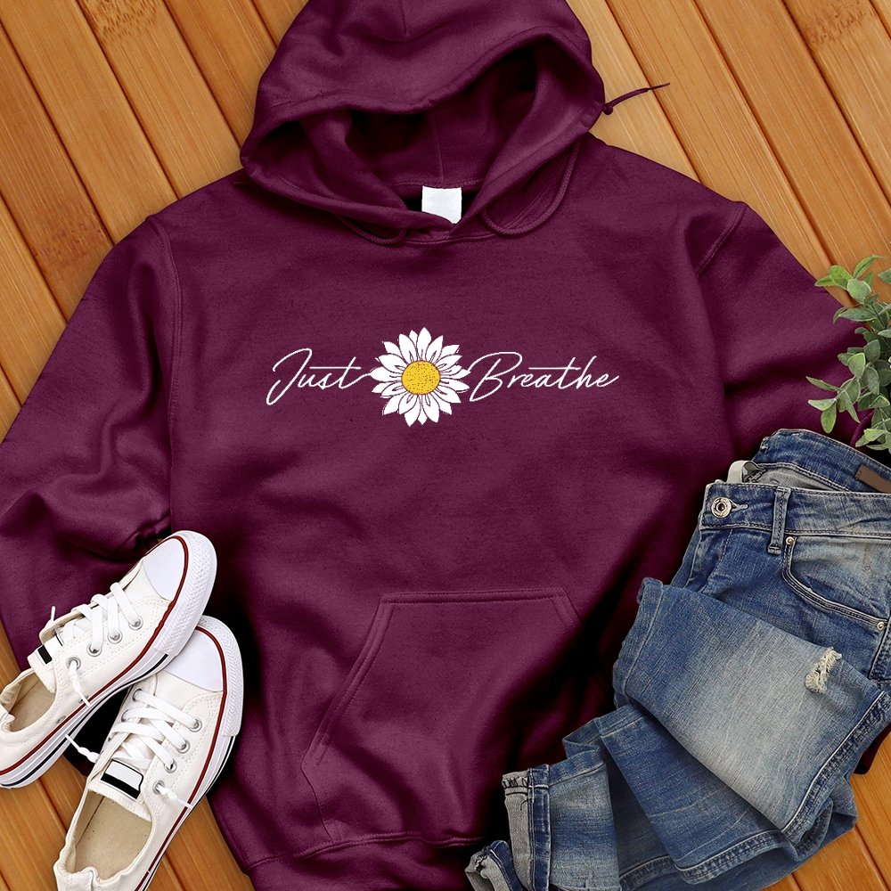 Just Breathe Flower Sweatshirt - Love Tees