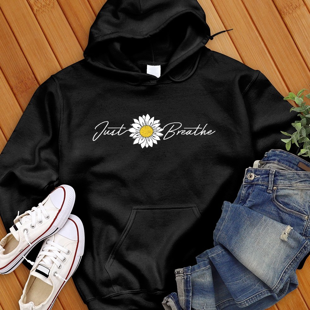 Just Breathe Flower Sweatshirt - Love Tees